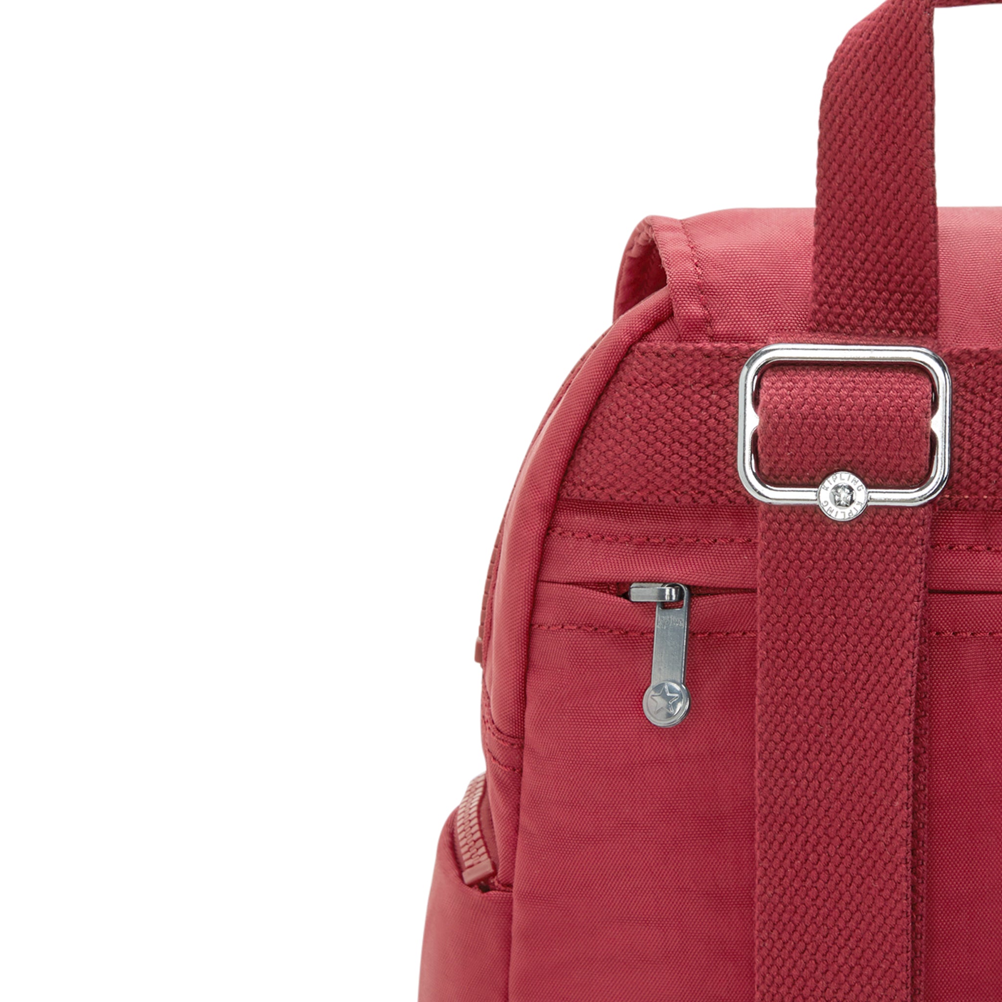 Kipling City Zip Mini Funky Red Backpack I6046-4SS