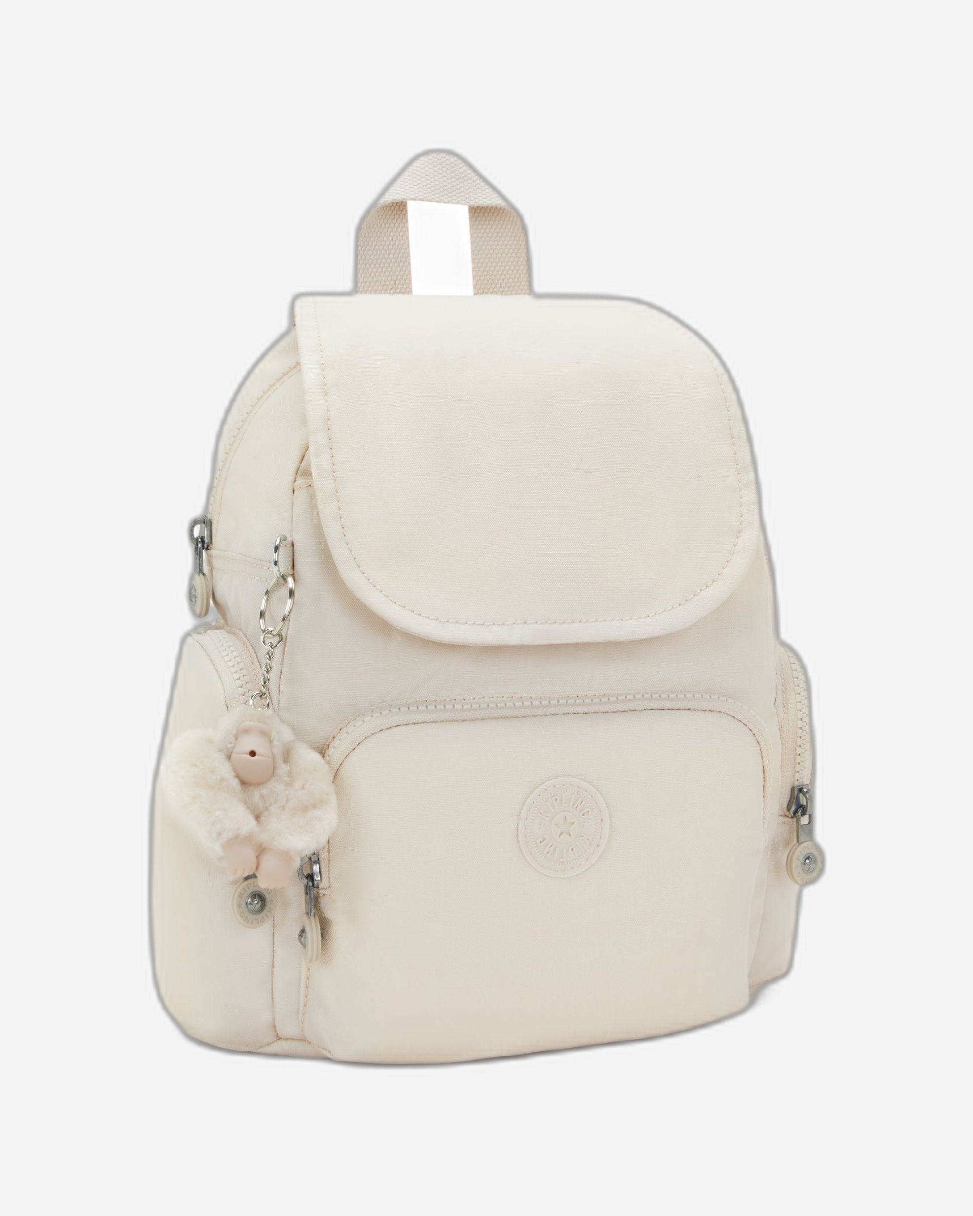 Kipling City Zip Mini Hideaway Beige Small Backpack I6046-7JR