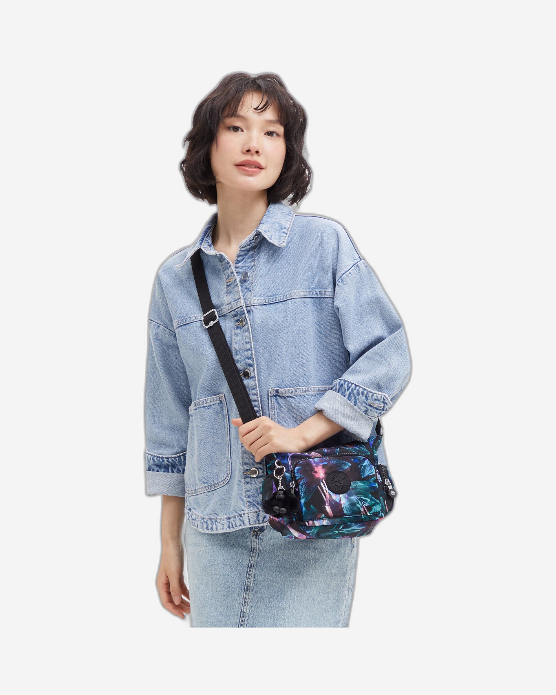 Kipling Gabbie Mini Spectral Orchid Crossbody Bag I6193-7DP