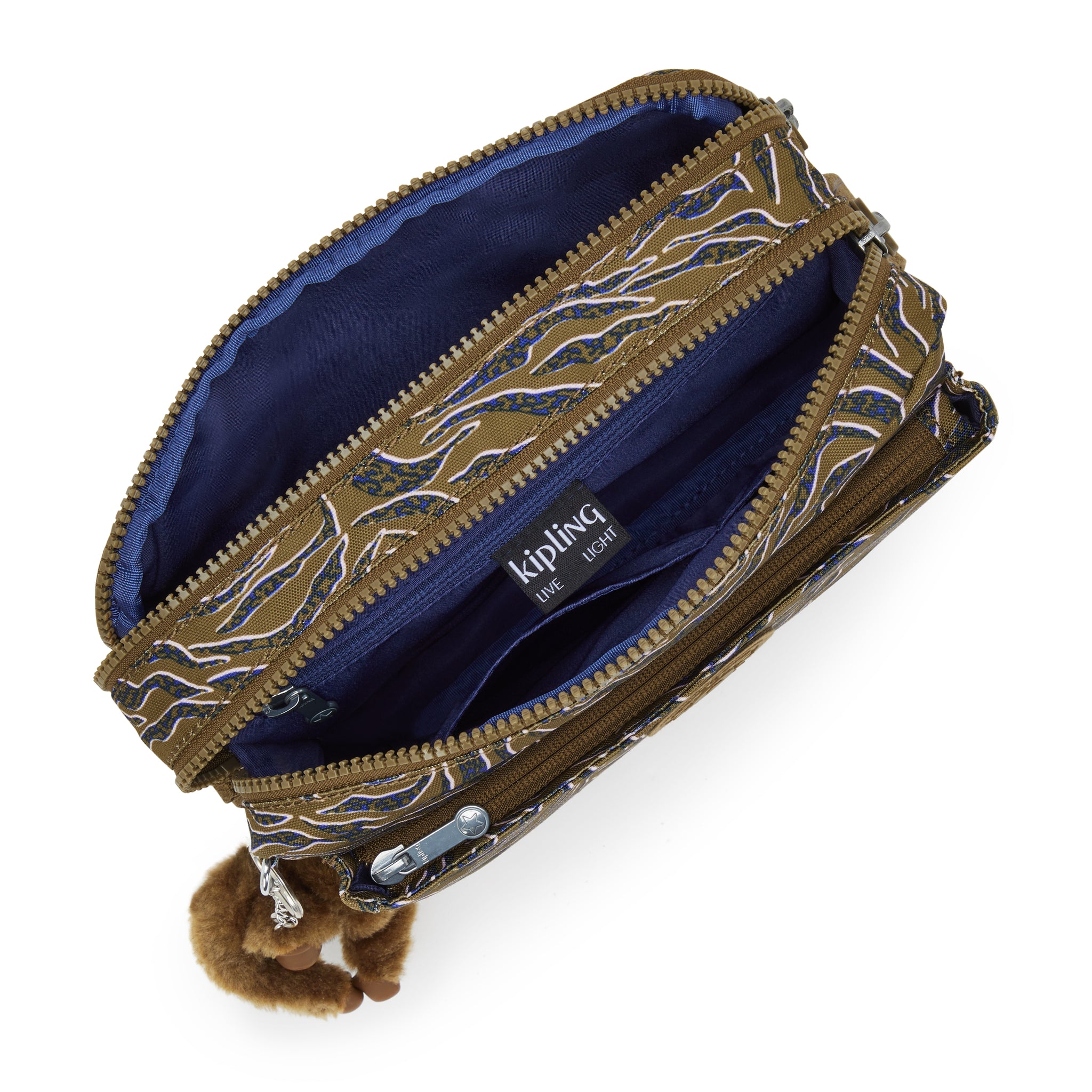 Kipling Abanu M Undersea Leaves Crossbody Bag I6237-1PR