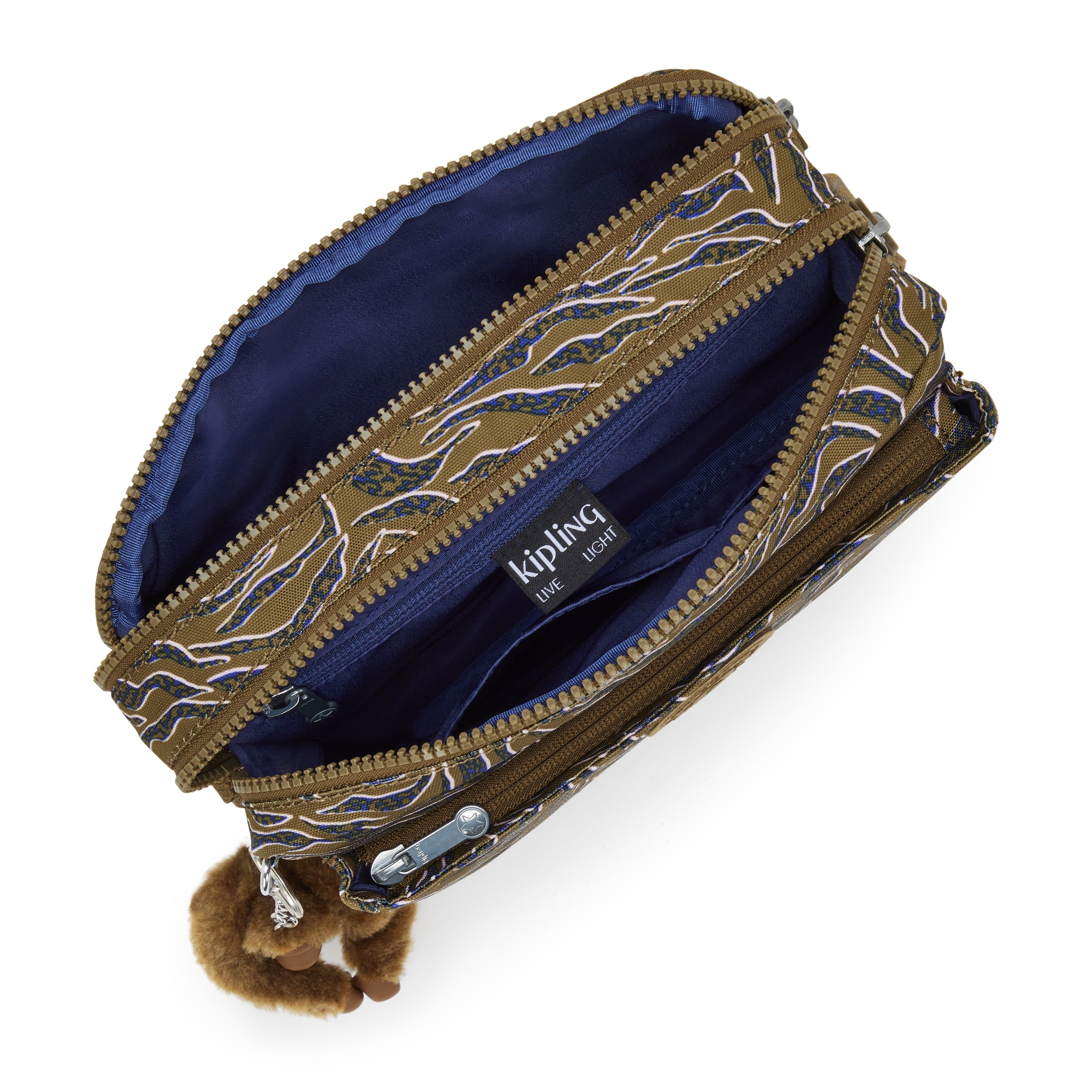 Kipling Abanu M Undersea Leaves Crossbody Bag I6237-1PR