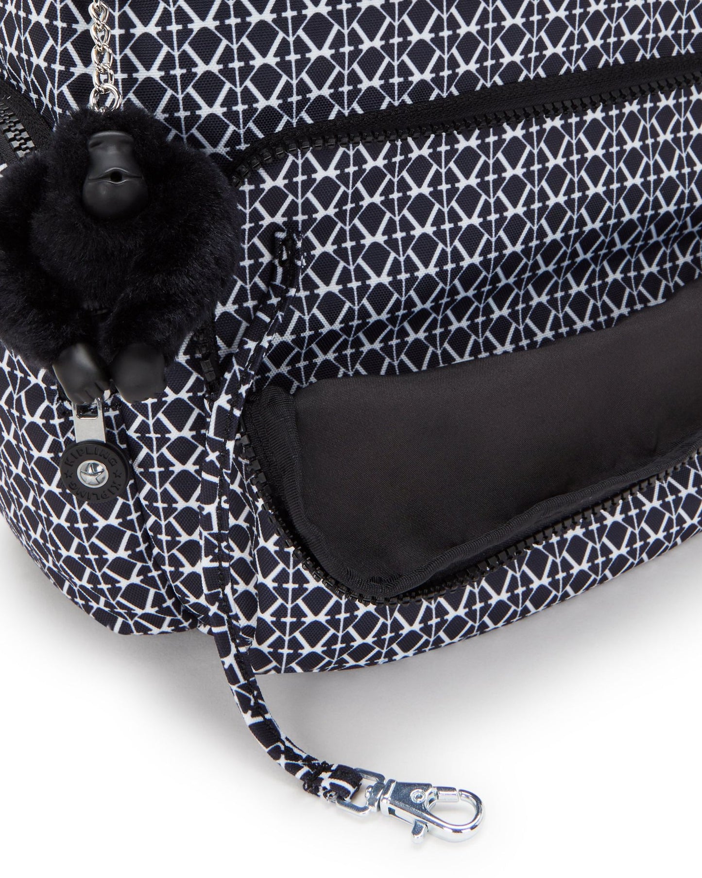 Kipling City Zip S Signature Print Small Backpack C2I6345-DD2