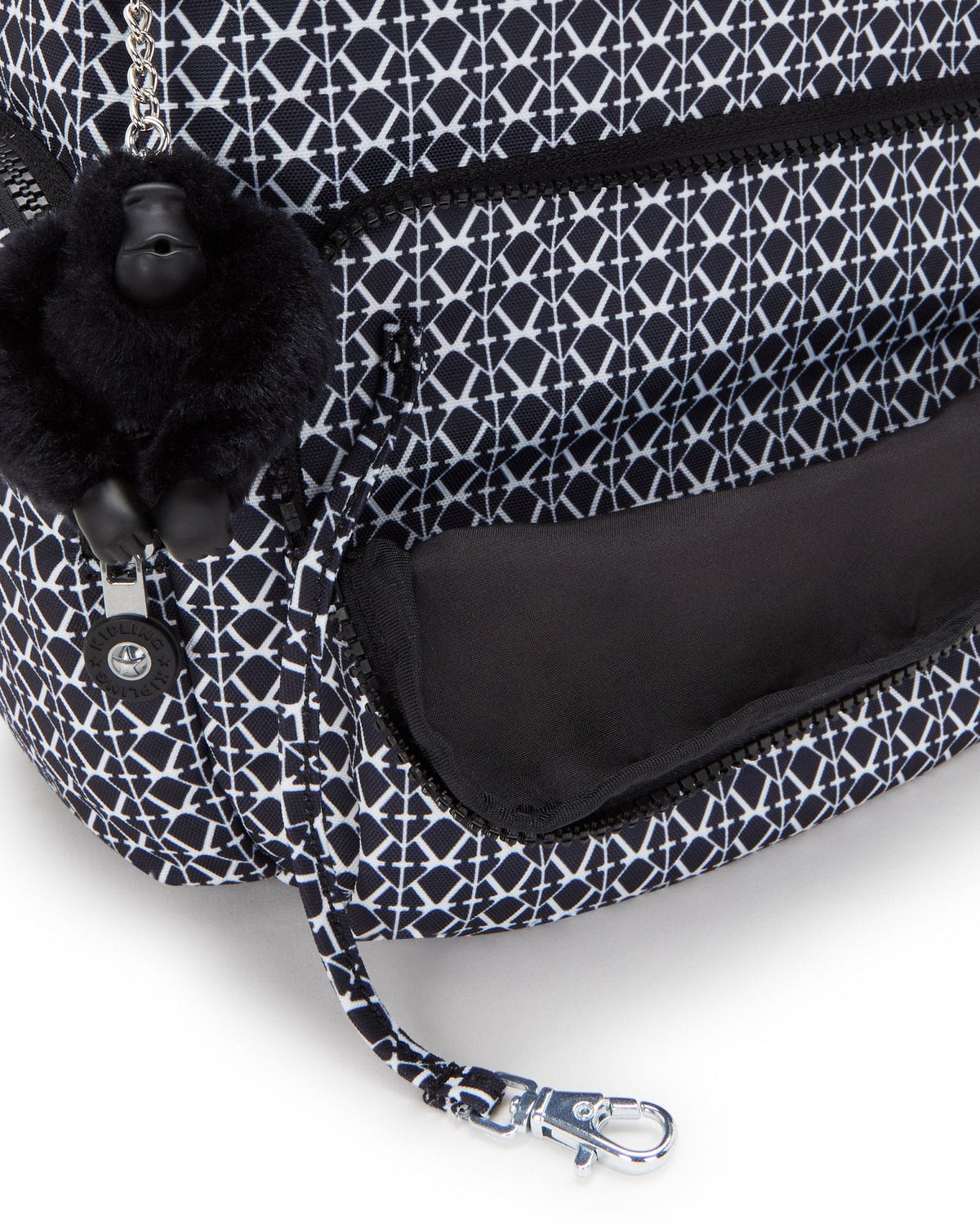 Kipling City Zip S Signature Print Small Backpack C2I6345-DD2