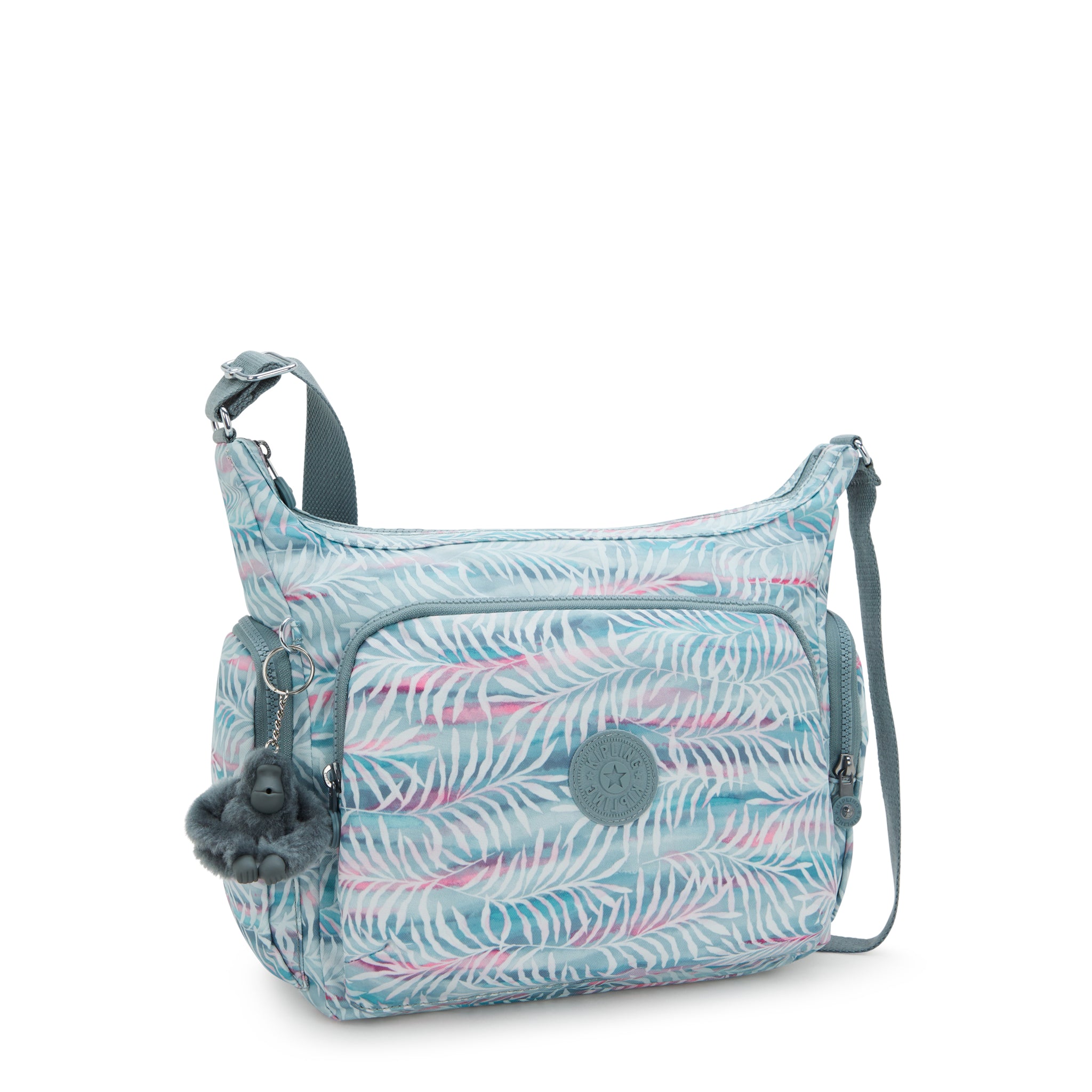 Kipling Gabb Palmtree Leaves Crossbody Bag I6525-3QN