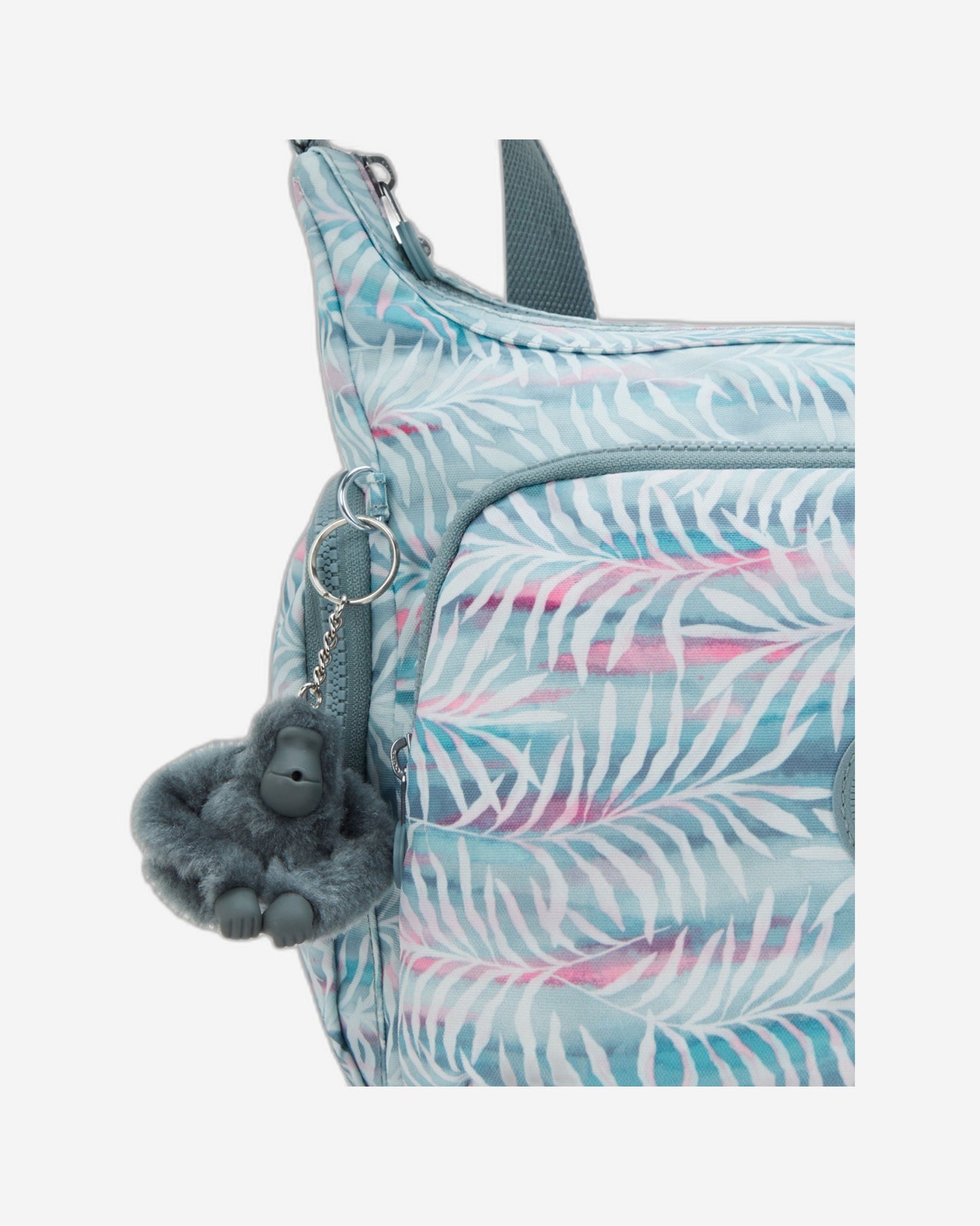 Kipling Gabb Palmtree Leaves Large Crossbody I6525-3QN
