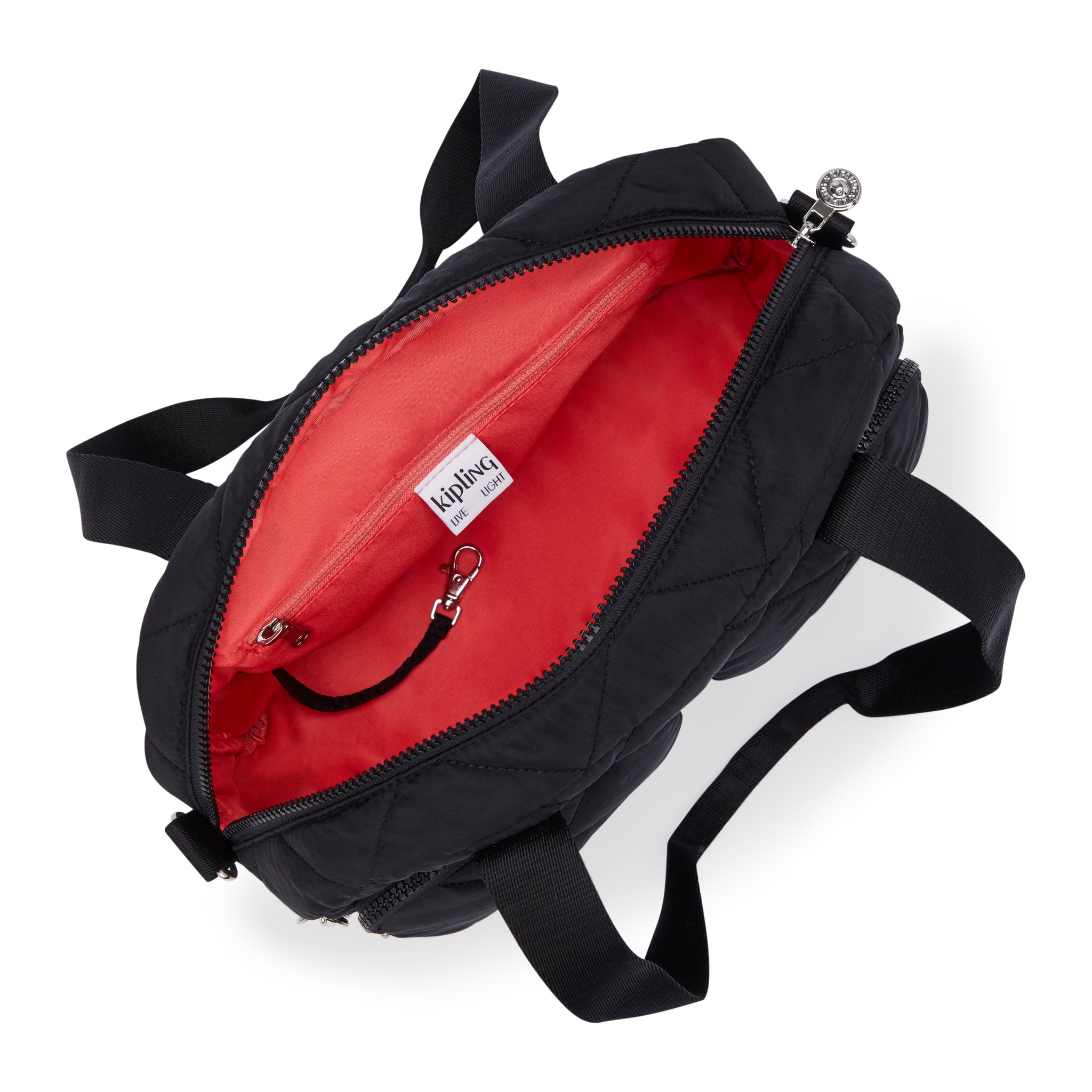 Kipling Cool Defea Cosmic Black Quilt Shoulder Bag I6560-95R