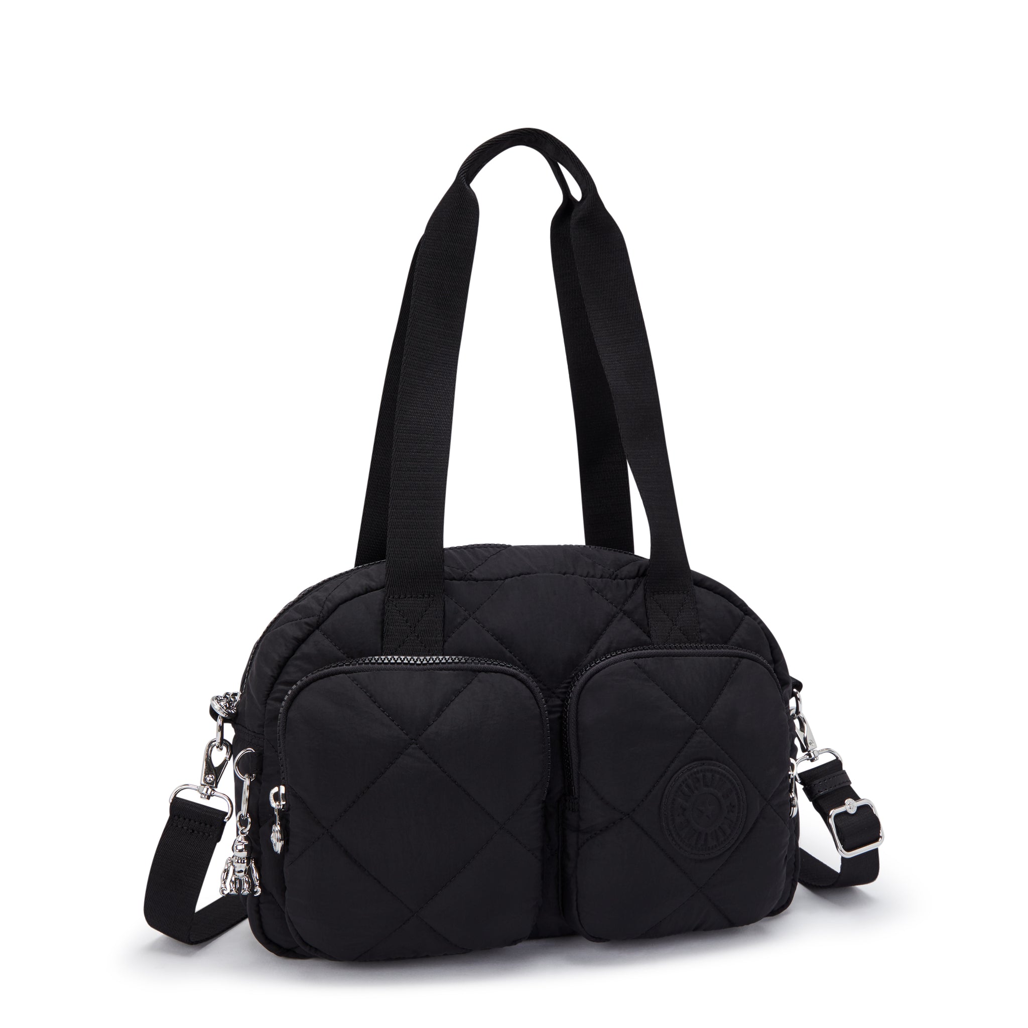 Kipling Cool Defea Cosmic Black Quilt Shoulder Bag I6560-95R