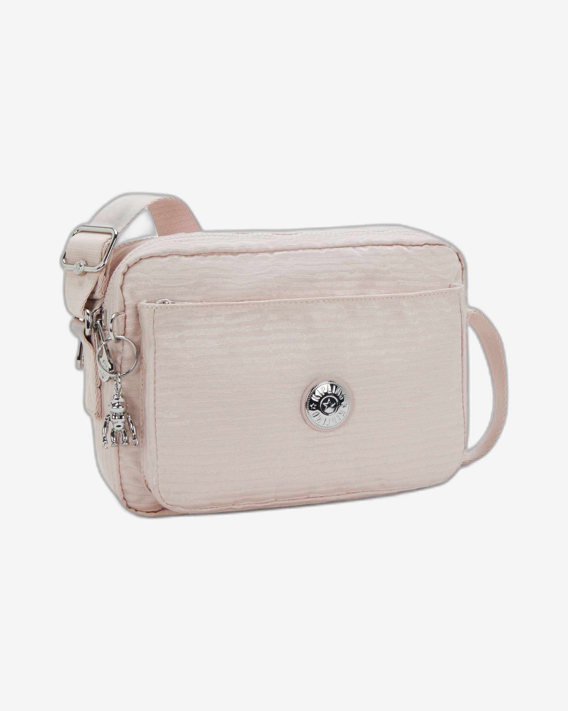 Kipling Abanu M Pink Pearl Jq Medium Crossbody I6575-9KF