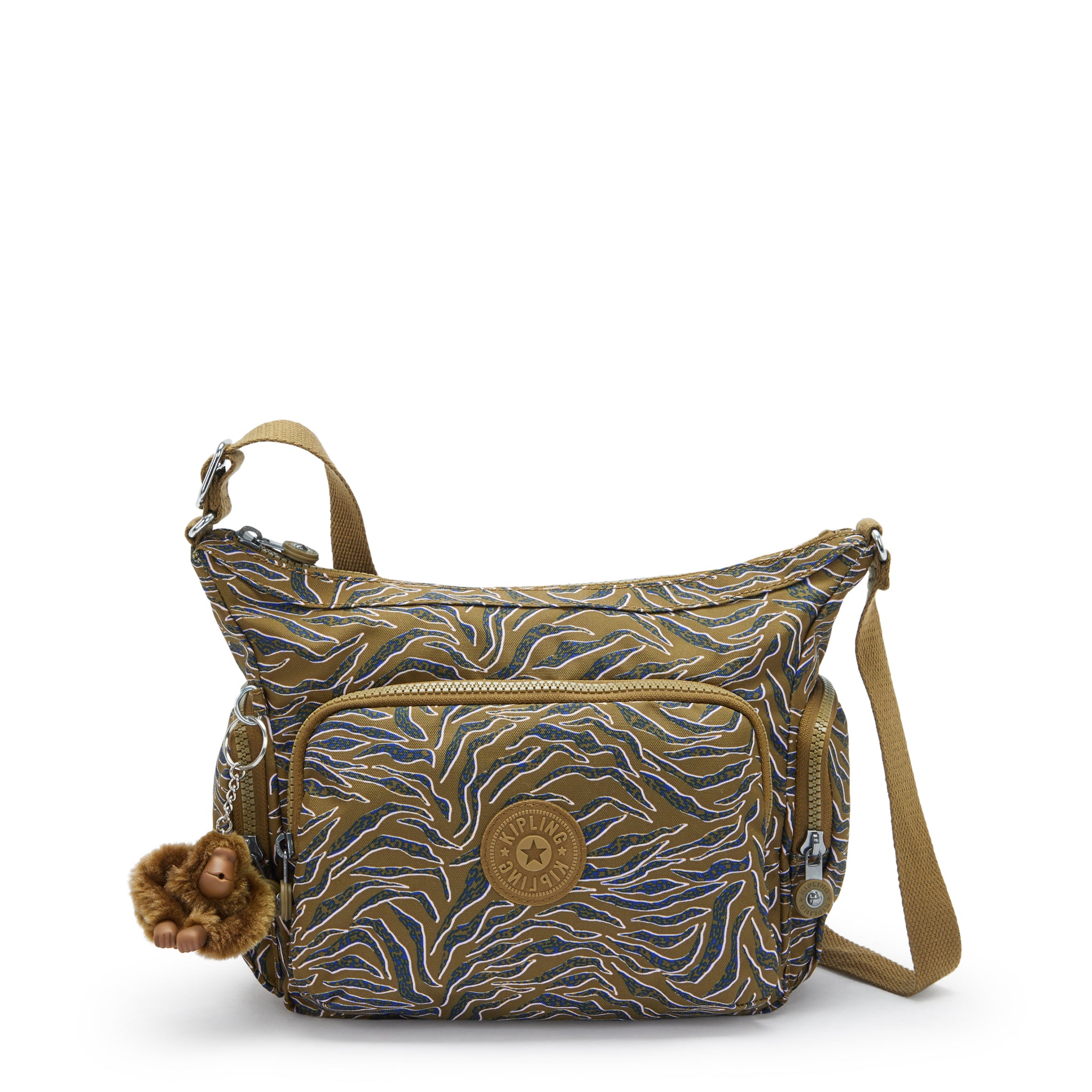 Kipling Gabb S Undersea Leaves Medium Crossbody Bag I6607-1PR