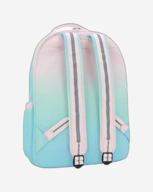Kipling Seoul Lap Gradient Sea Large Backpack with Laptop Compartment I6658-63U