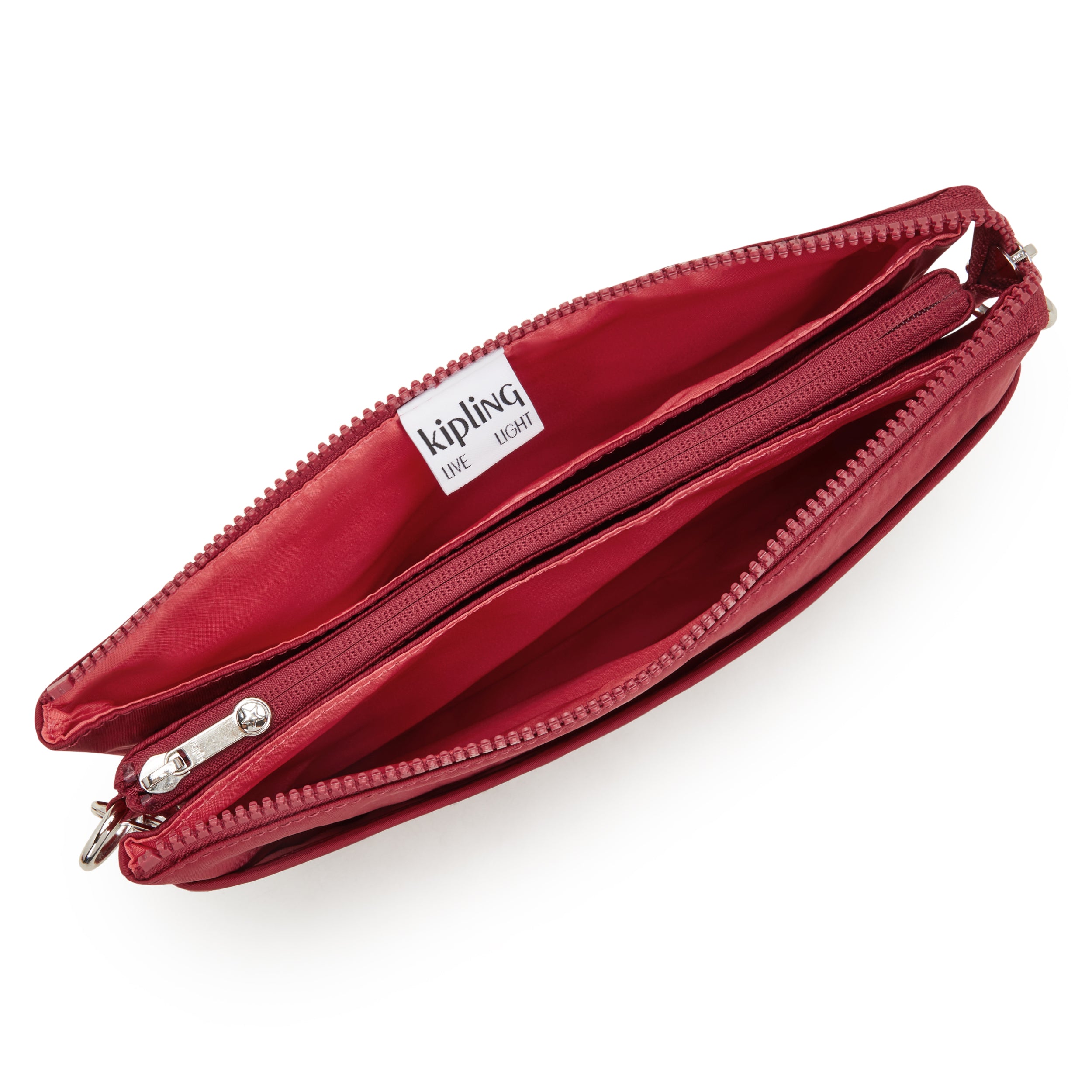 Kipling Riri L Red Red Wine Crossbody Bag I6679-6SE