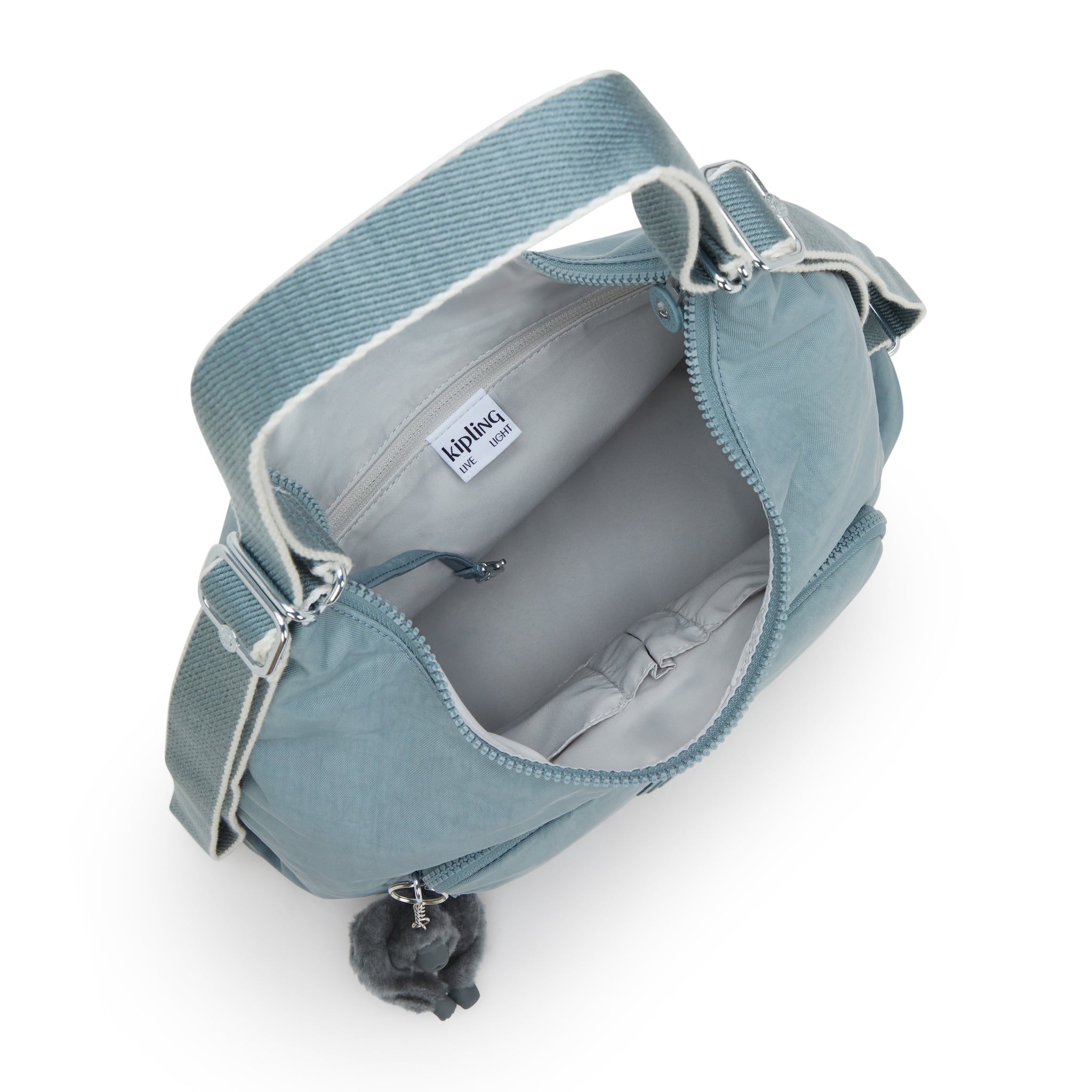 Kipling Yenna Relaxed Grey Shoulder Bag I6721-3NL