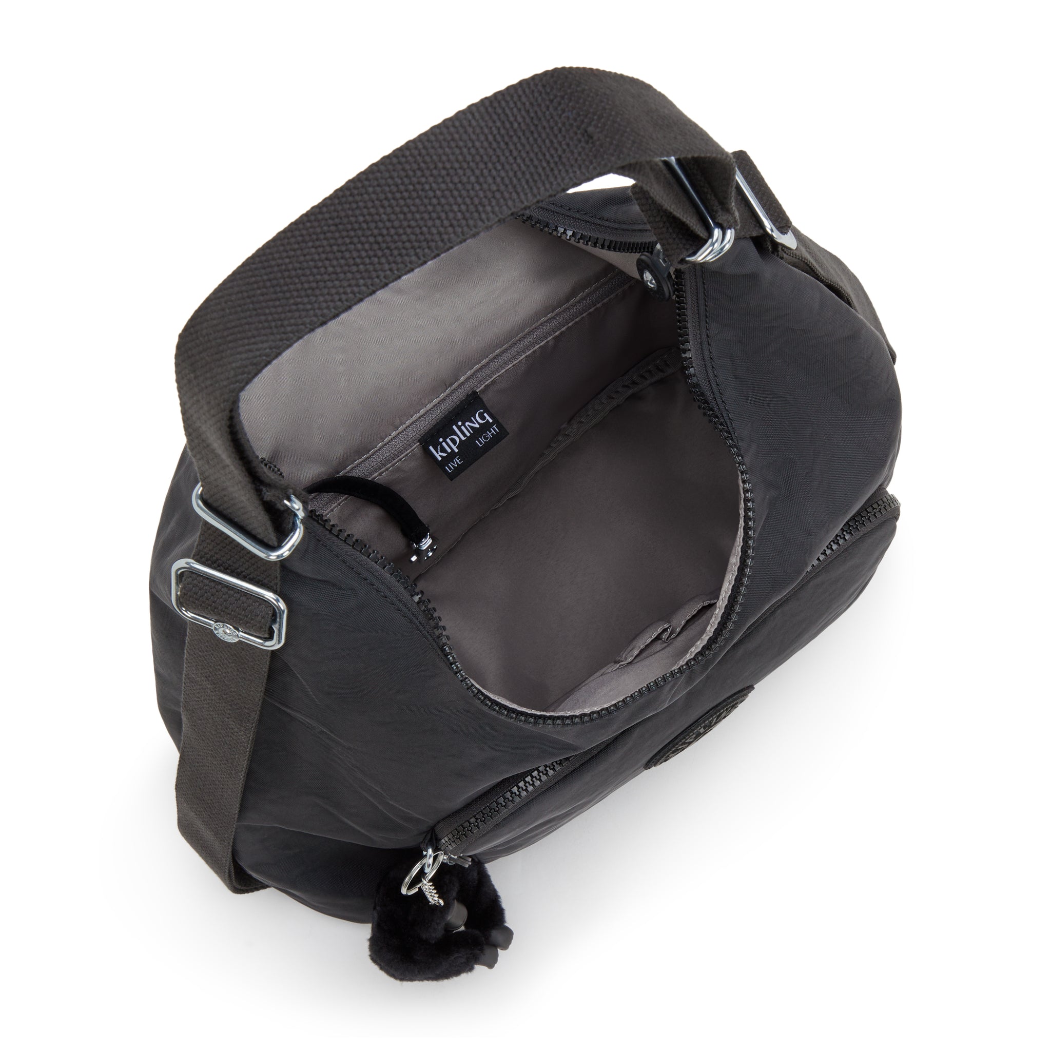 Kipling Yenna Black Noir Shoulder Bag I6721-P39