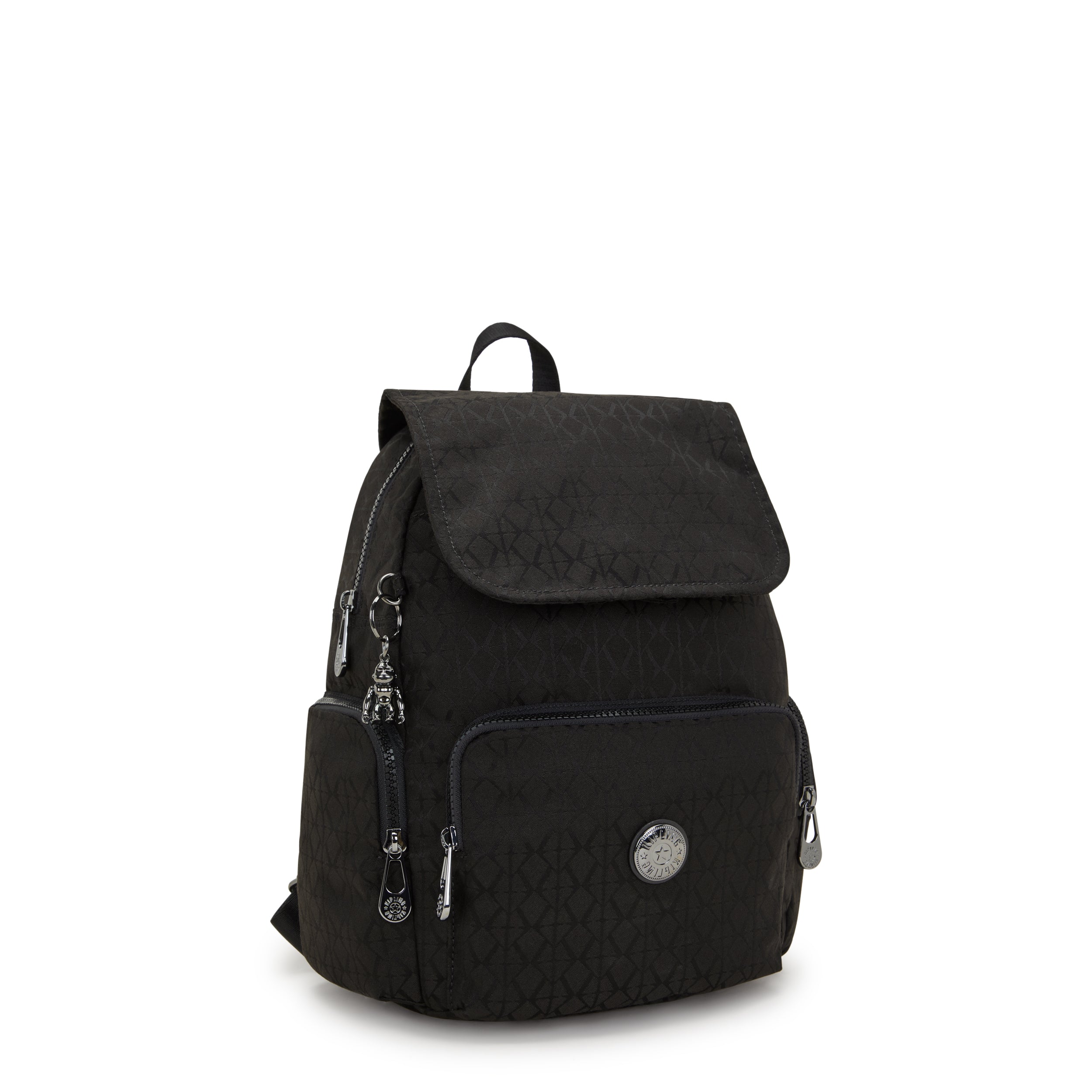 Kipling City Zip S Black Sign Jq Backpack I6749-Y12