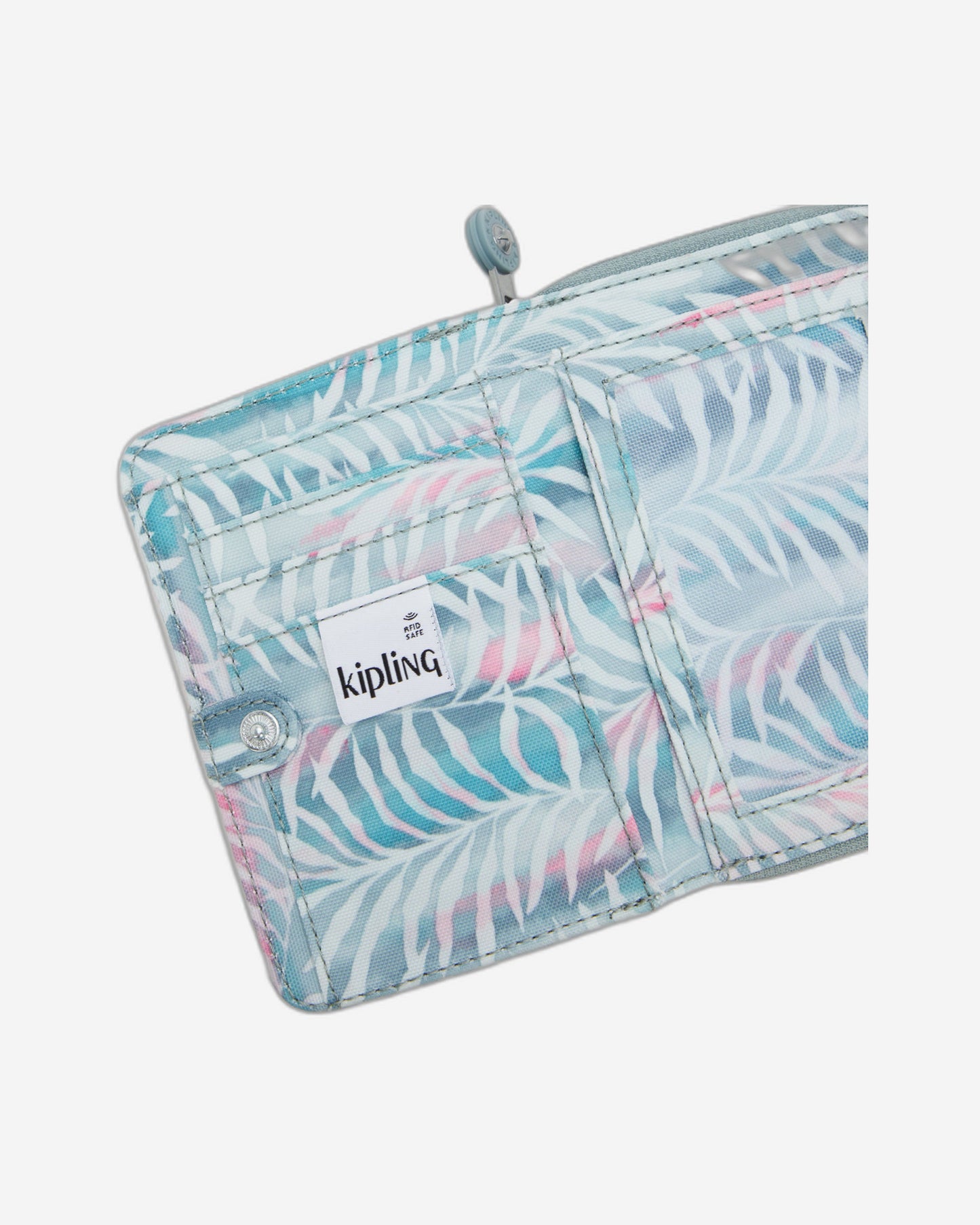 Kipling Money Love Palmtree Leaves Medium Wallet I6791-3QN