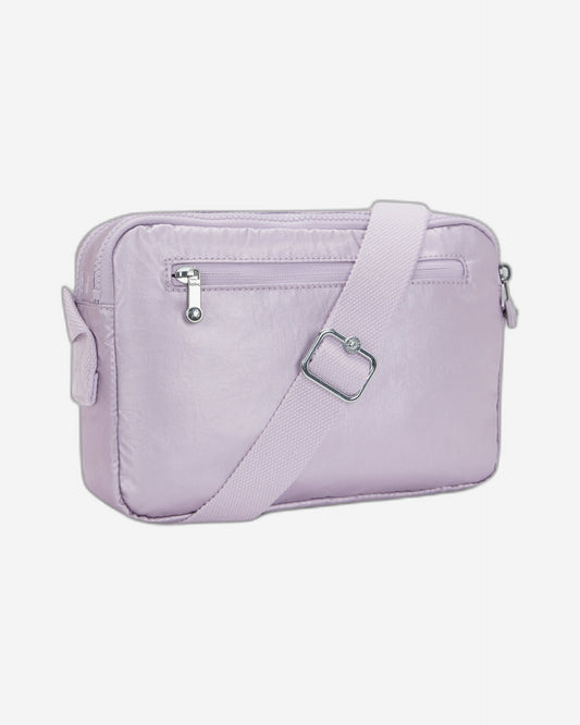 KIPLING Abanu M Lilac Moon Met Medium crossbody I6831-4HT