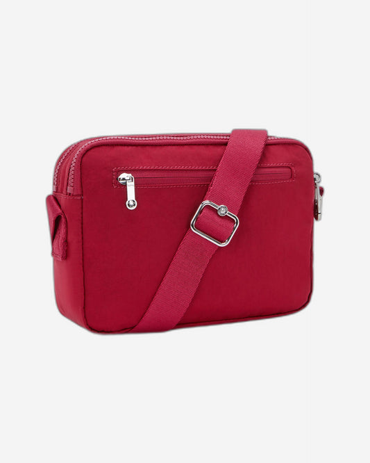 Kipling Abanu M Red Red Wine Medium Crossbody Bag I6847-6SE
