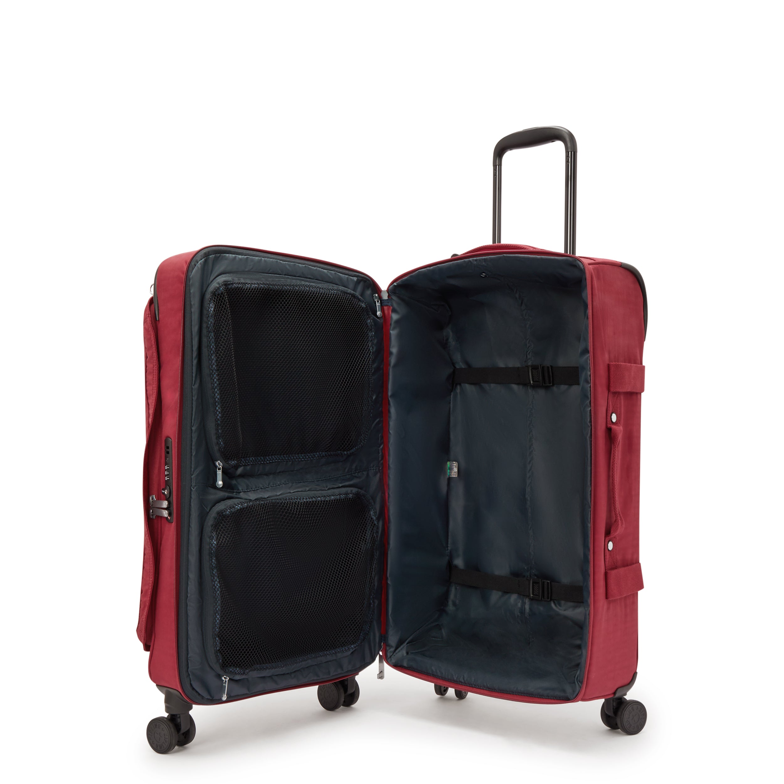 Kipling Spontaneous M Funky Red Medium Wheeled Luggage I6918-4SS