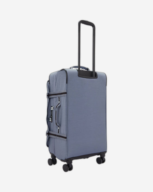 Kipling Spontaneous M Blue Stone Medium Wheeled Luggage I6918-6FB