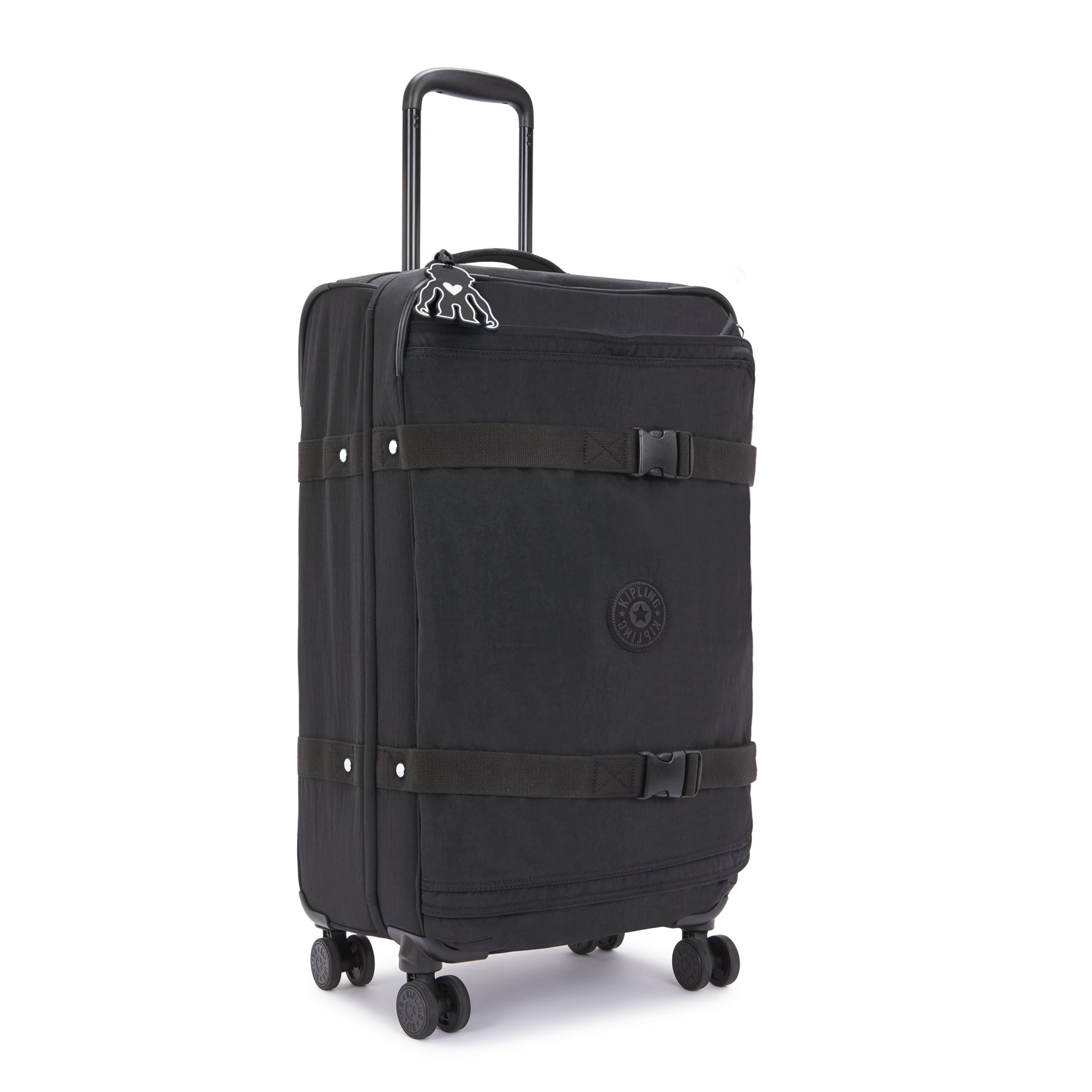 Kipling Spontaneous M Black Noir Wheeled Luggage C2I6918-P39
