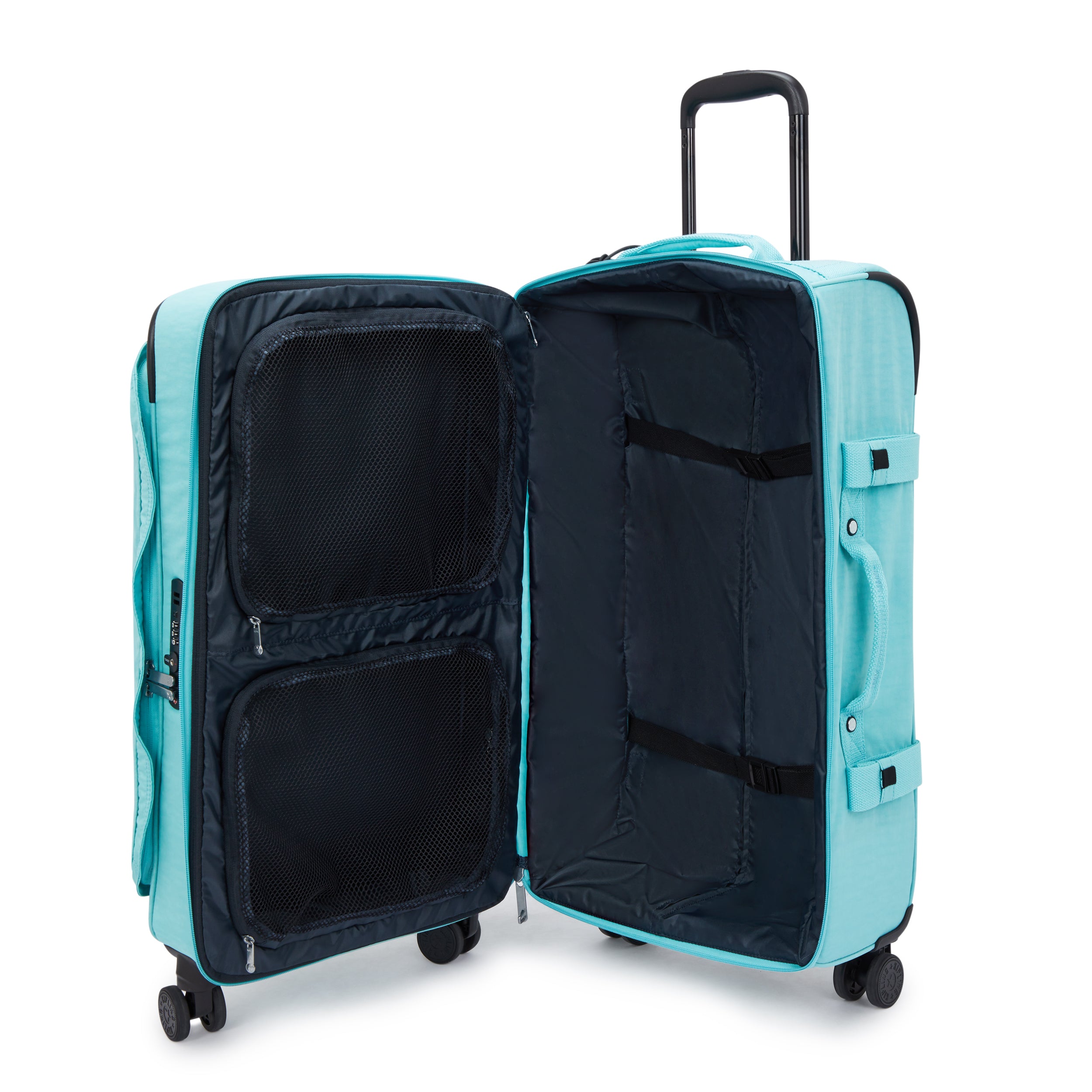 Kipling Spontaneous M Deepest Aqua Wheeled Luggage C2I6918-T6E