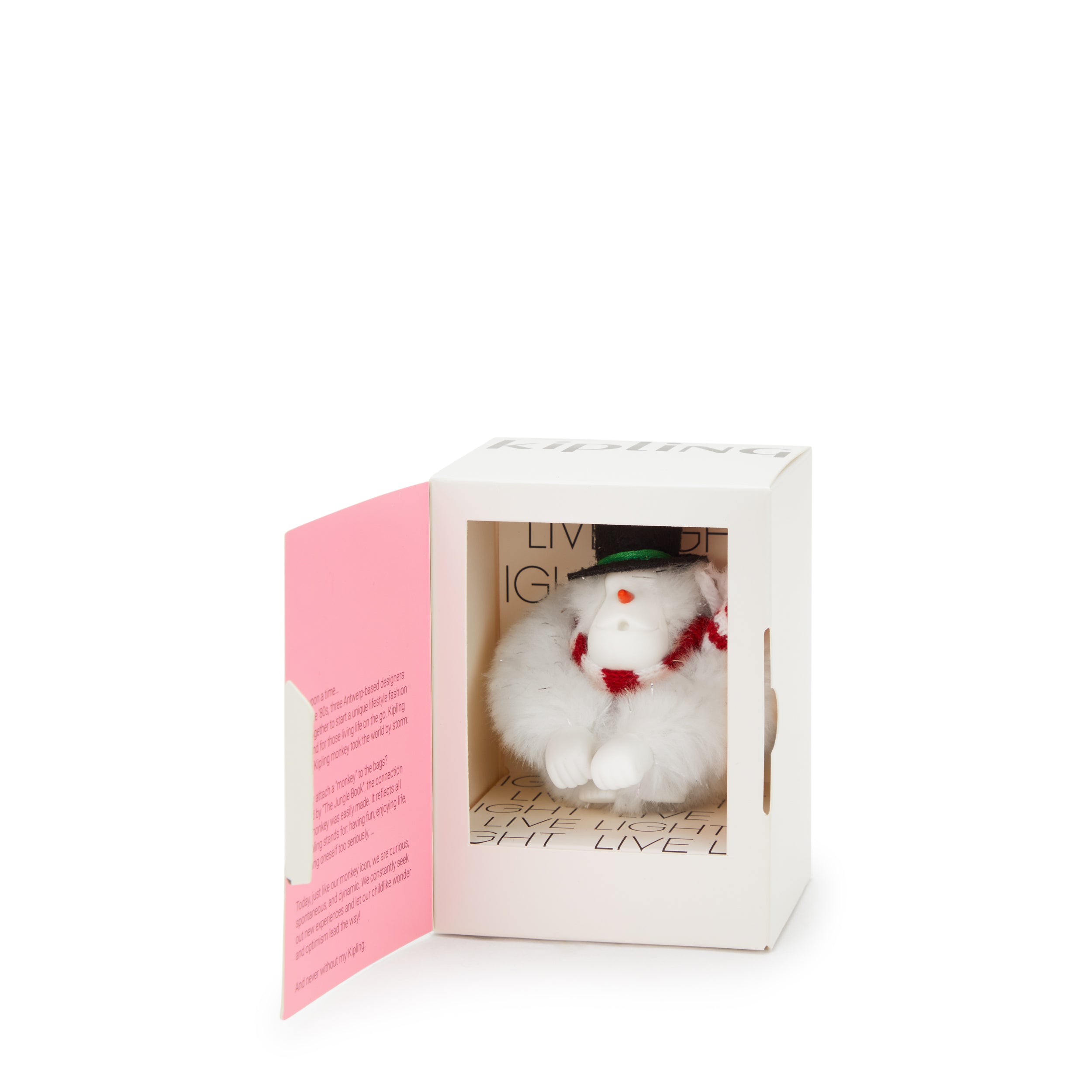 Kipling Snowman Monkey Snowman White Customization Monkey I6960-UV4