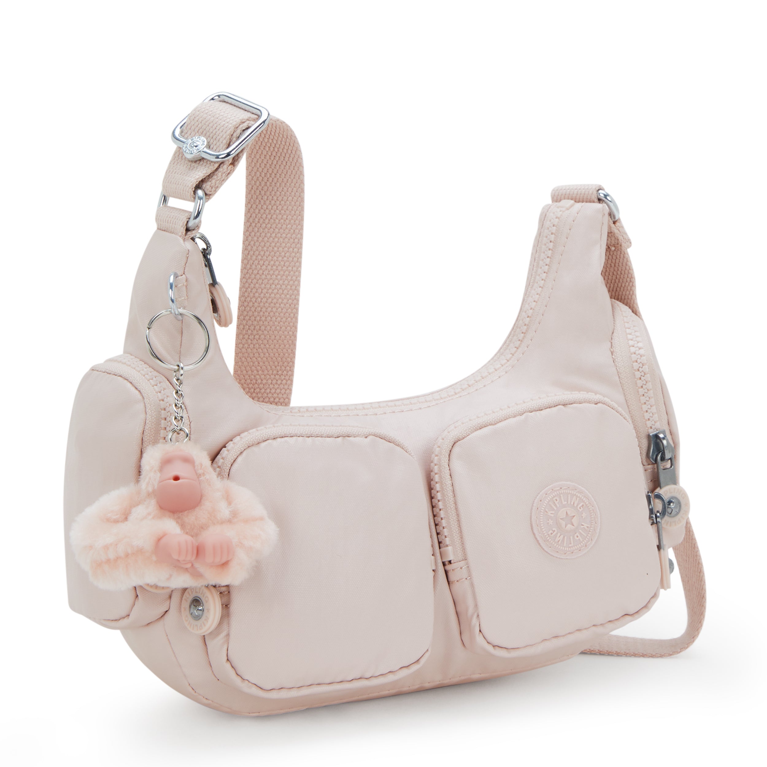 Kipling Rikka Mini Pink Shine Crossbody Bag I7005-3DZ