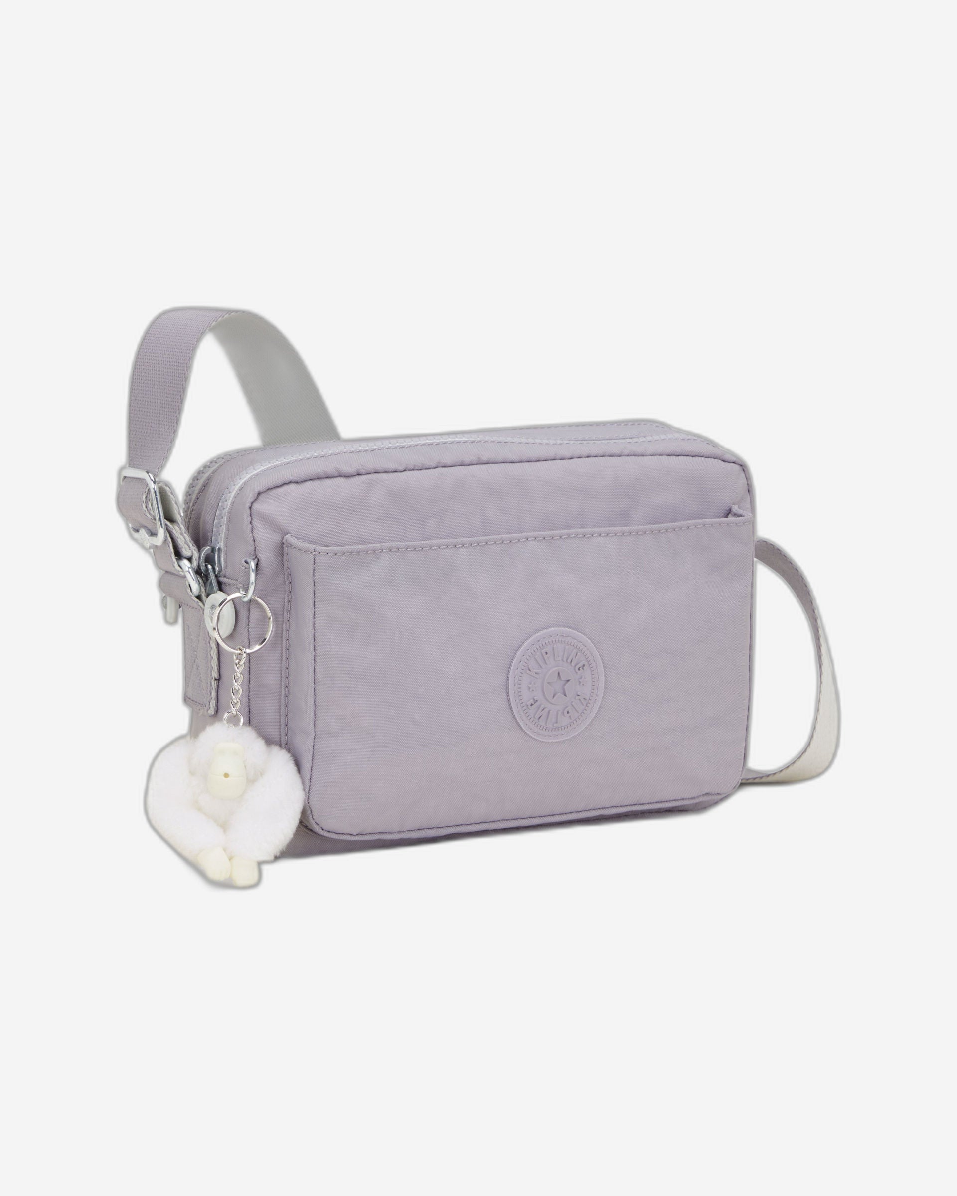 Kipling Abanu M Tender Grey Medium Crossbody Bag C2I7076-1FB