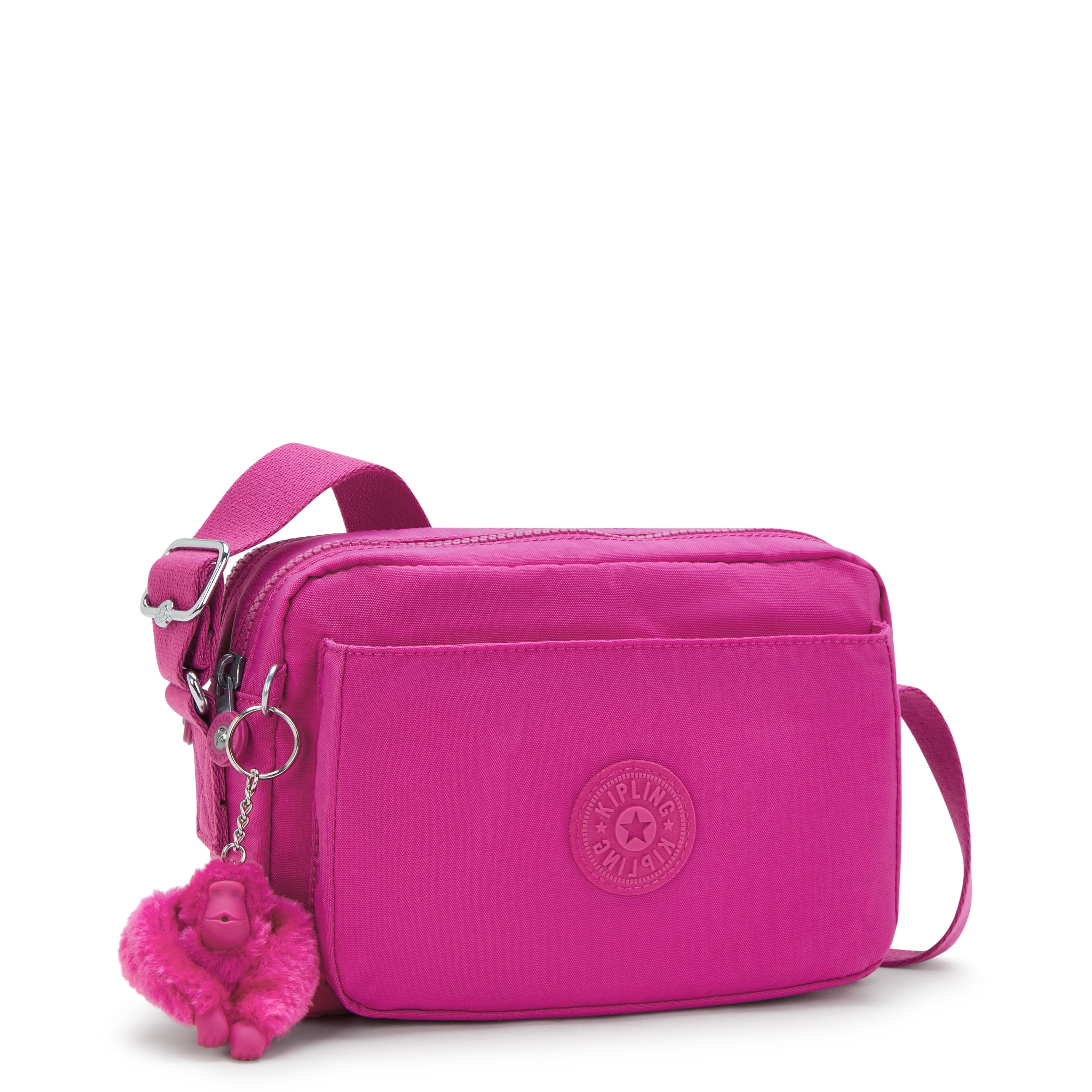 Kipling Abanu M Glowing Fuchsia Crossbody Bag I7076-3KU