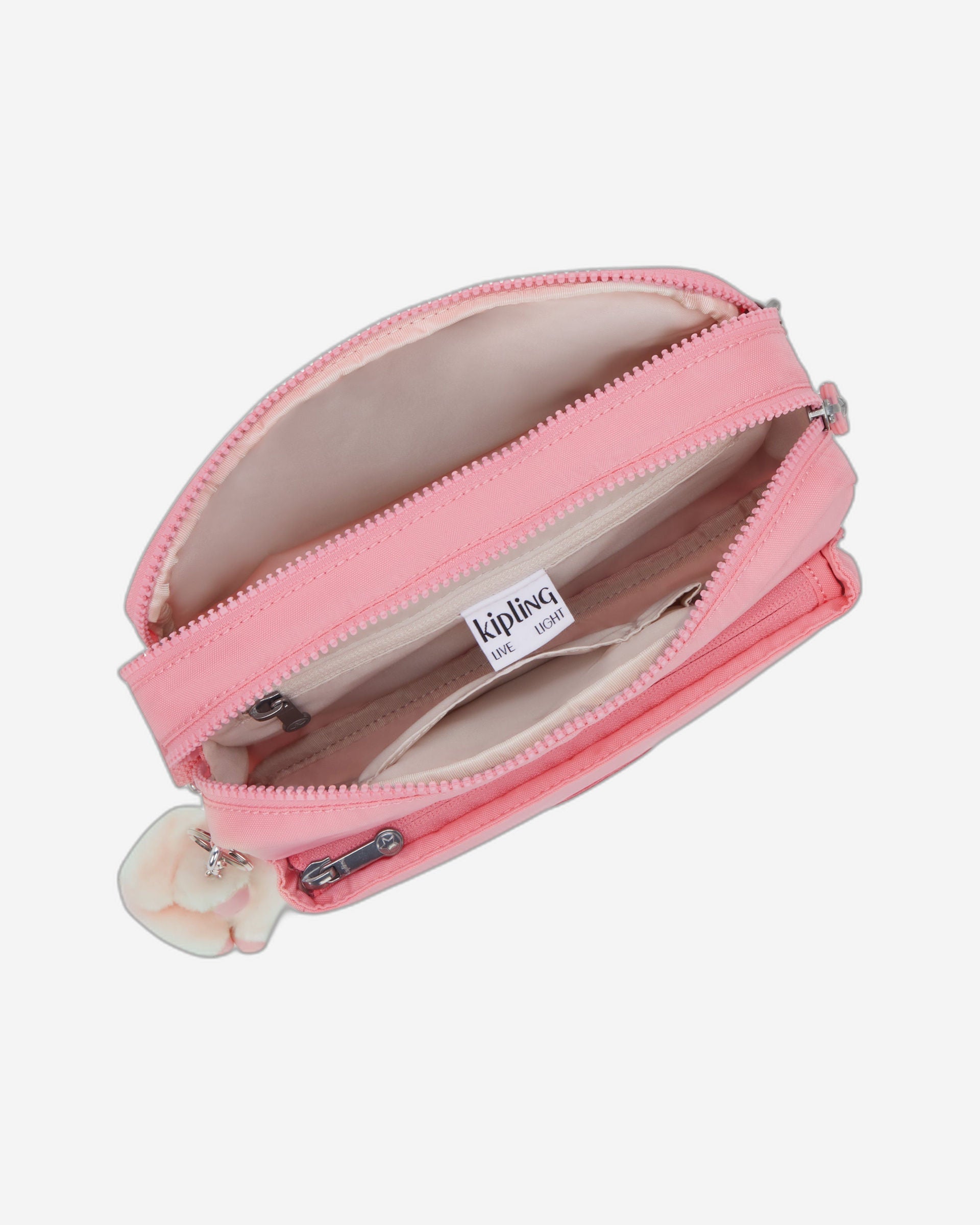 Kipling Abanu M Enjoyable Blush Crossbody Bag I7076-6LZ