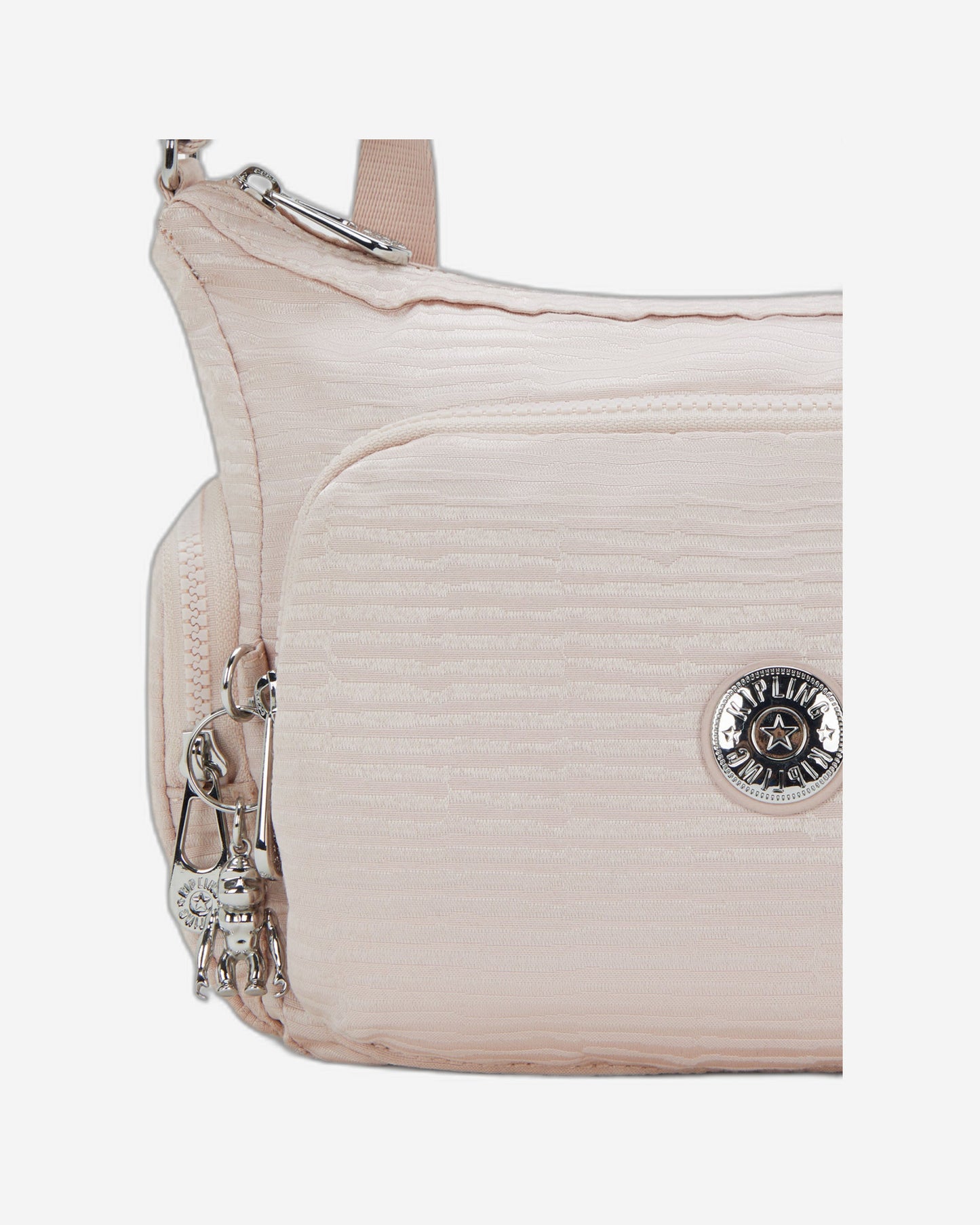 Kipling Gabb S Pink Pearl Jq Medium Crossbody I7101-9KF