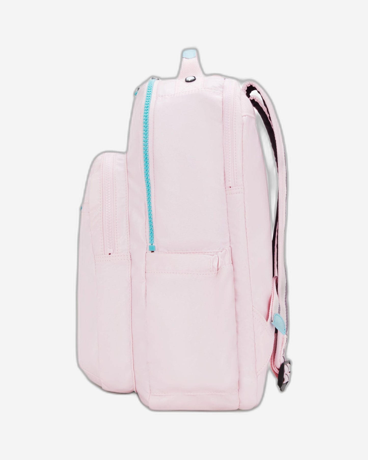 Kipling Seoul Lap Sea Pink Met Large Backpack with Laptop Compartment I7135-52J