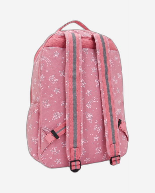 KIPLING Seoul Lap Glitter Cats Large backpack (with laptop compartment) I7135-5FR