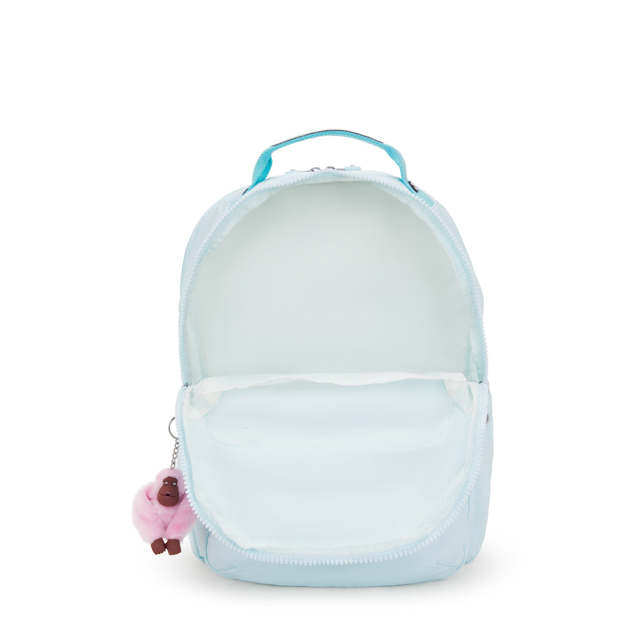 Kipling Seoul Lap Blue Sky Metallic Backpack I7135-5MB