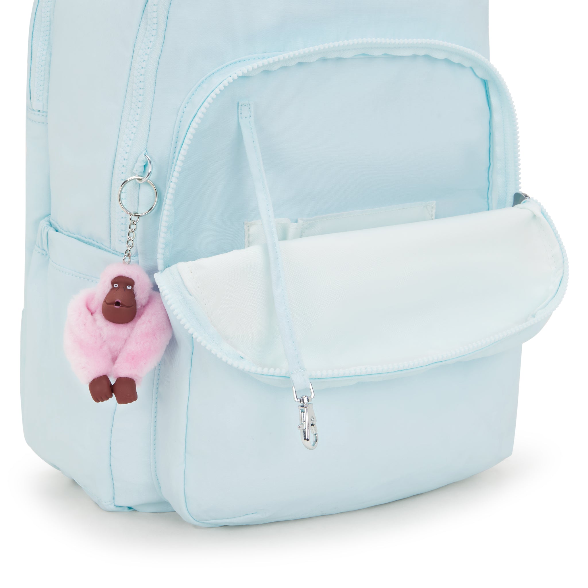 Kipling Seoul Lap Blue Sky Metallic Backpack I7135-5MB