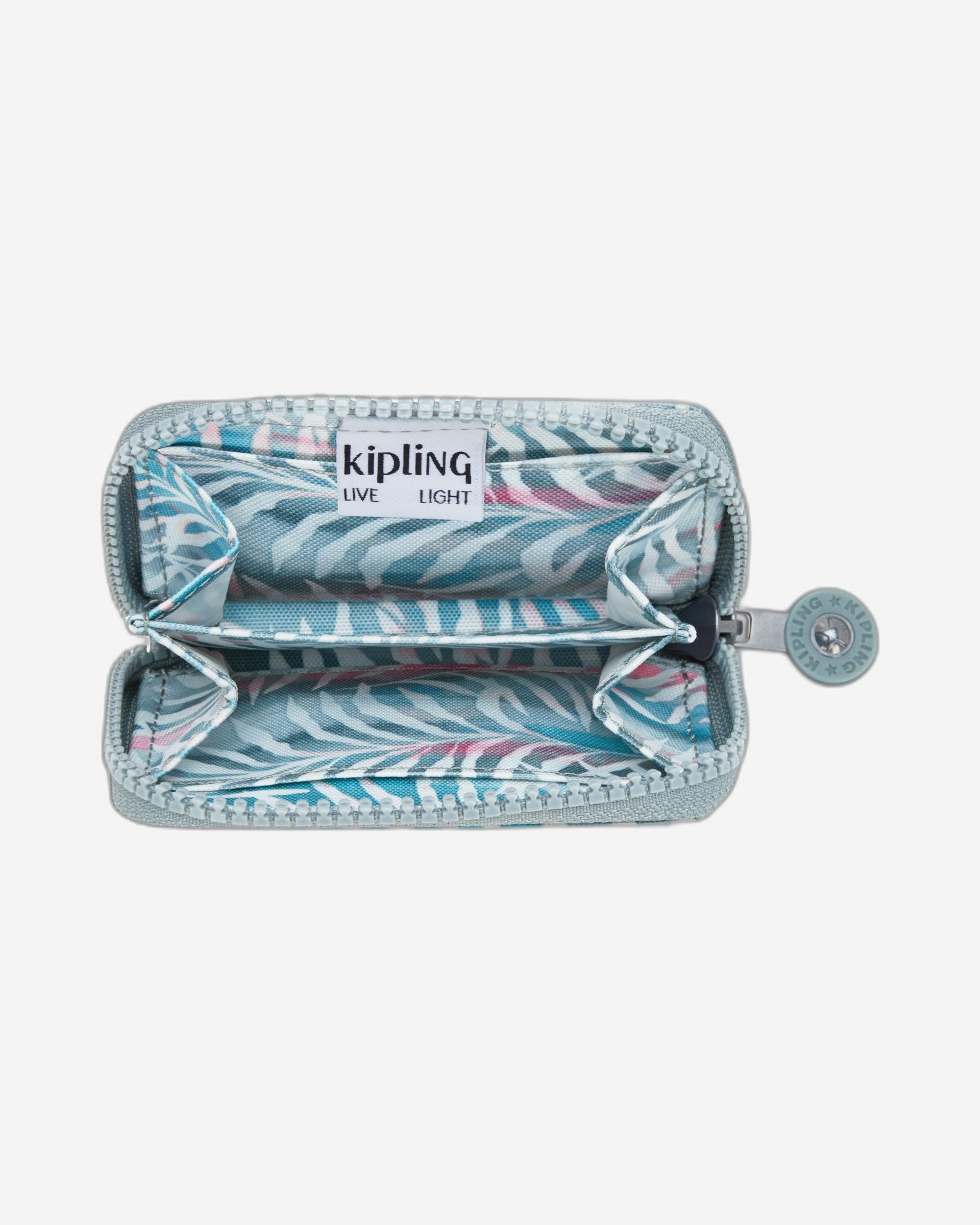 Kipling Cash Buddy Palmtree Leaves Wallet I7159-3QN