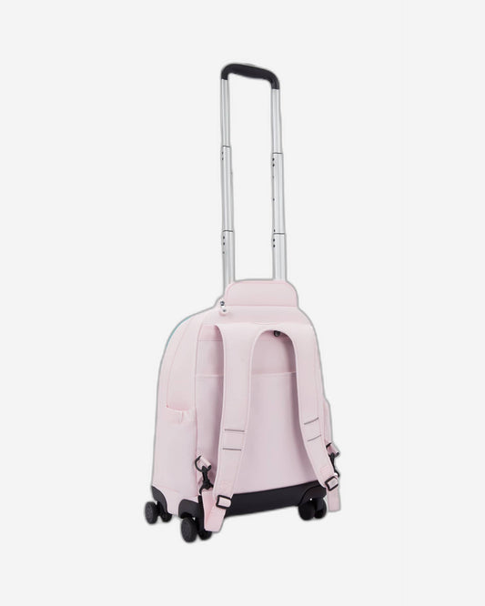Kipling New Zea Sea Pink Met Large Wheeled Backpack with Laptop Compartment I7267-52J