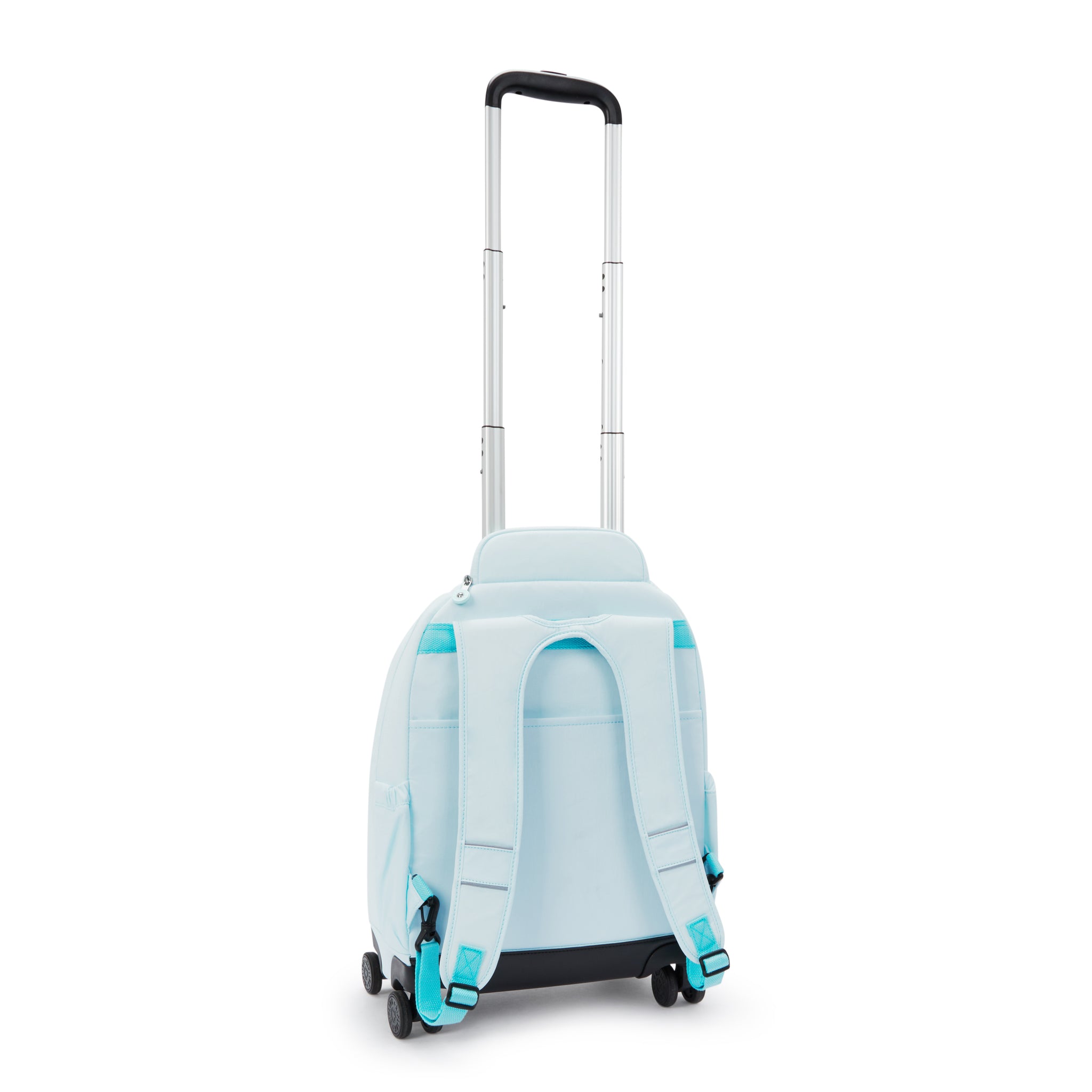 Kipling New Zea Blue Sky Metallic Wheeled Backpack I7267-5MB