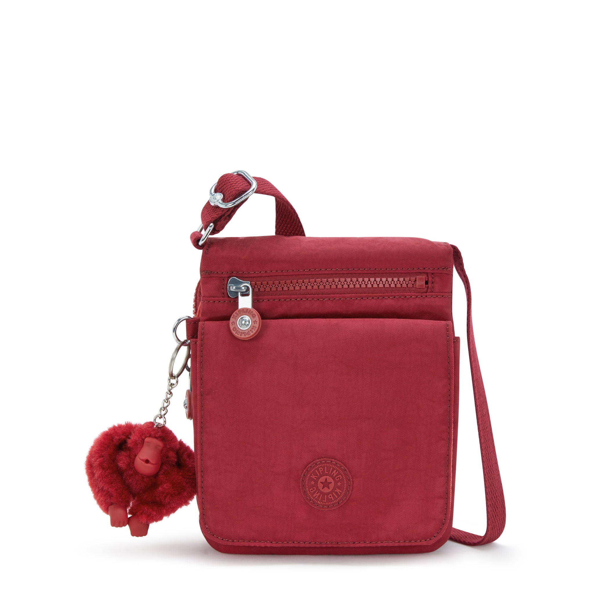 Kipling New Eldorado Funky Red Small Crossbody Bag I7291-4SS