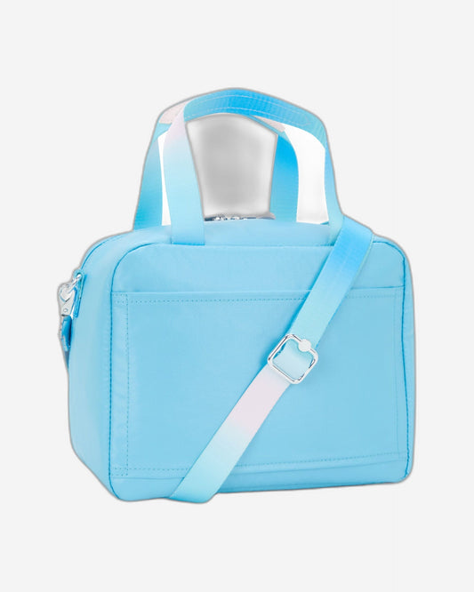 Kipling Miyo Sea Blue Met Large Lunch Bag with Trolley Sleeve I7363-52D