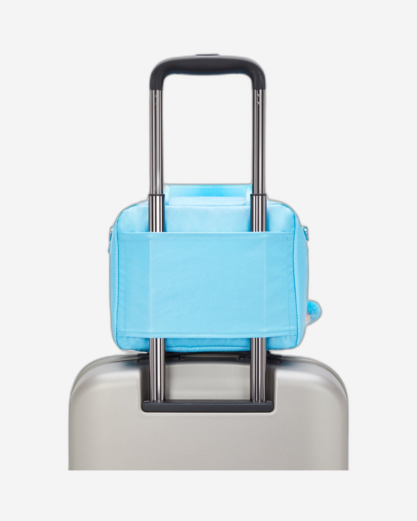 Kipling Miyo Sea Blue Met Large lunchbag with trolley sleeve I7363-52D