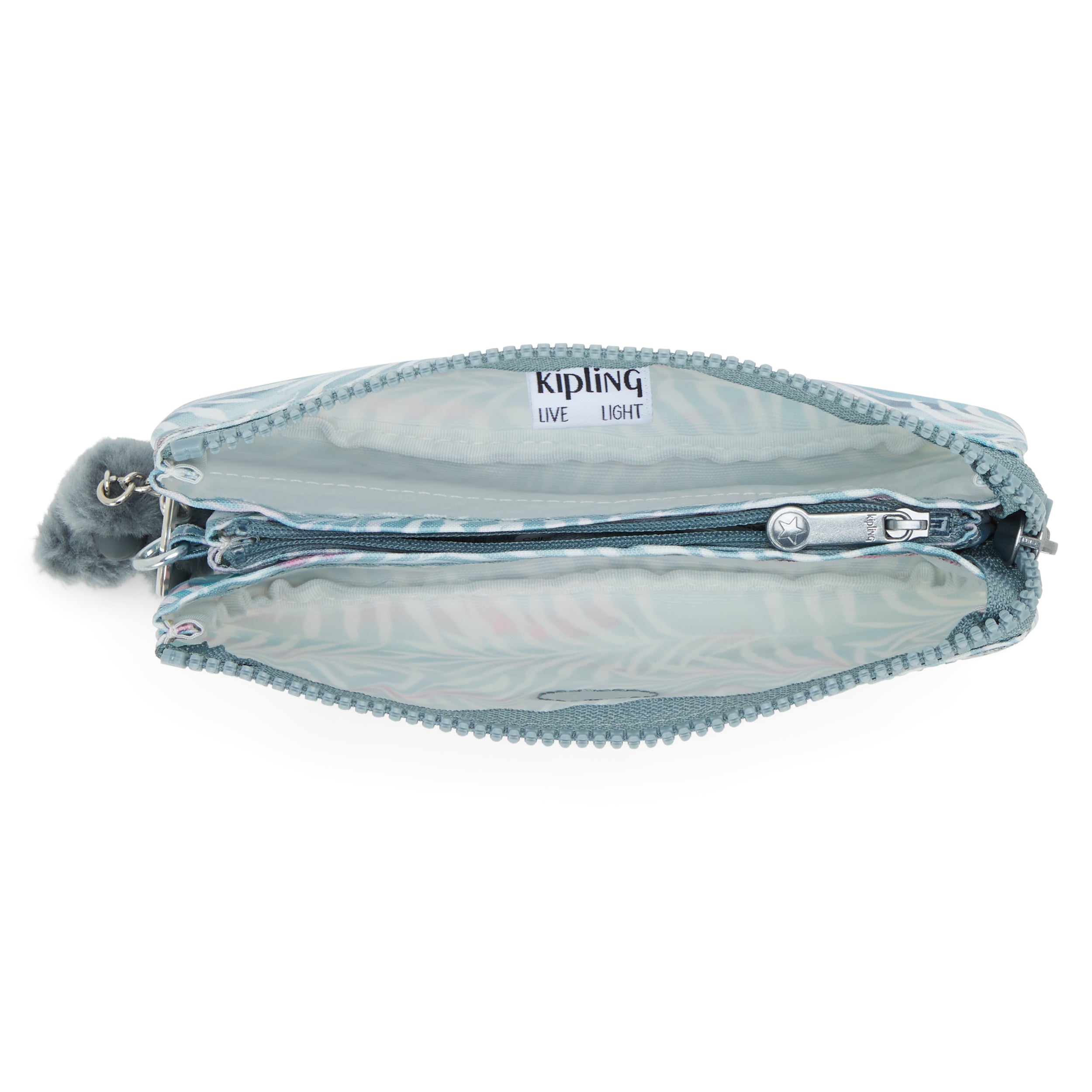 Kipling Creativity L Palmtree Leaves Purse I7410-3QN