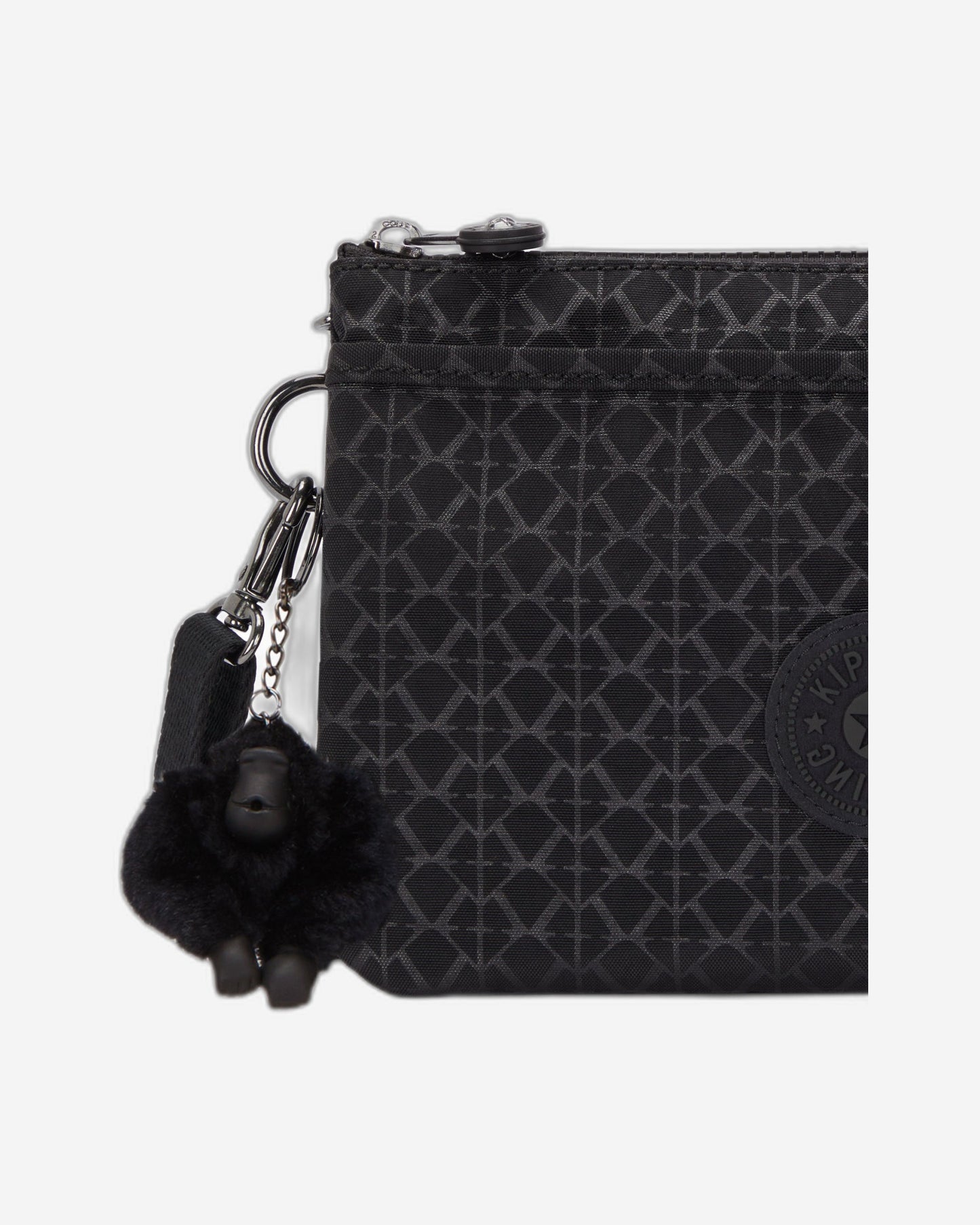 Kipling Riri Signature Emb Large Pouch with Crossbody Strap C2I7502-K59