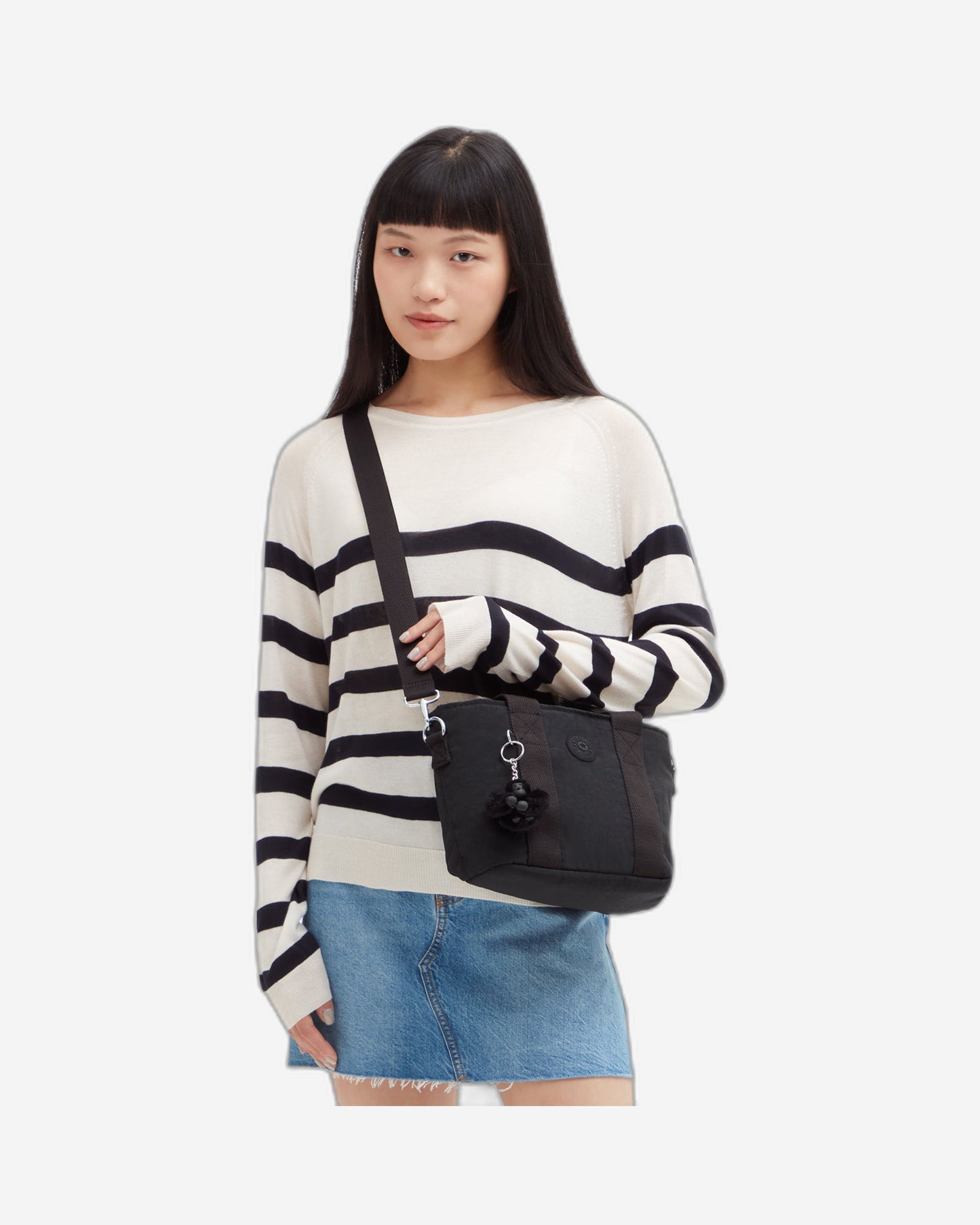 Kipling Minta Black Noir Small Shoulder Bag C2I7541-P39