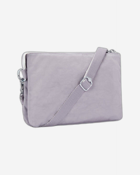 Kipling Riri Tender Grey Large Pouch with Crossbody Strap C2I7590-1FB