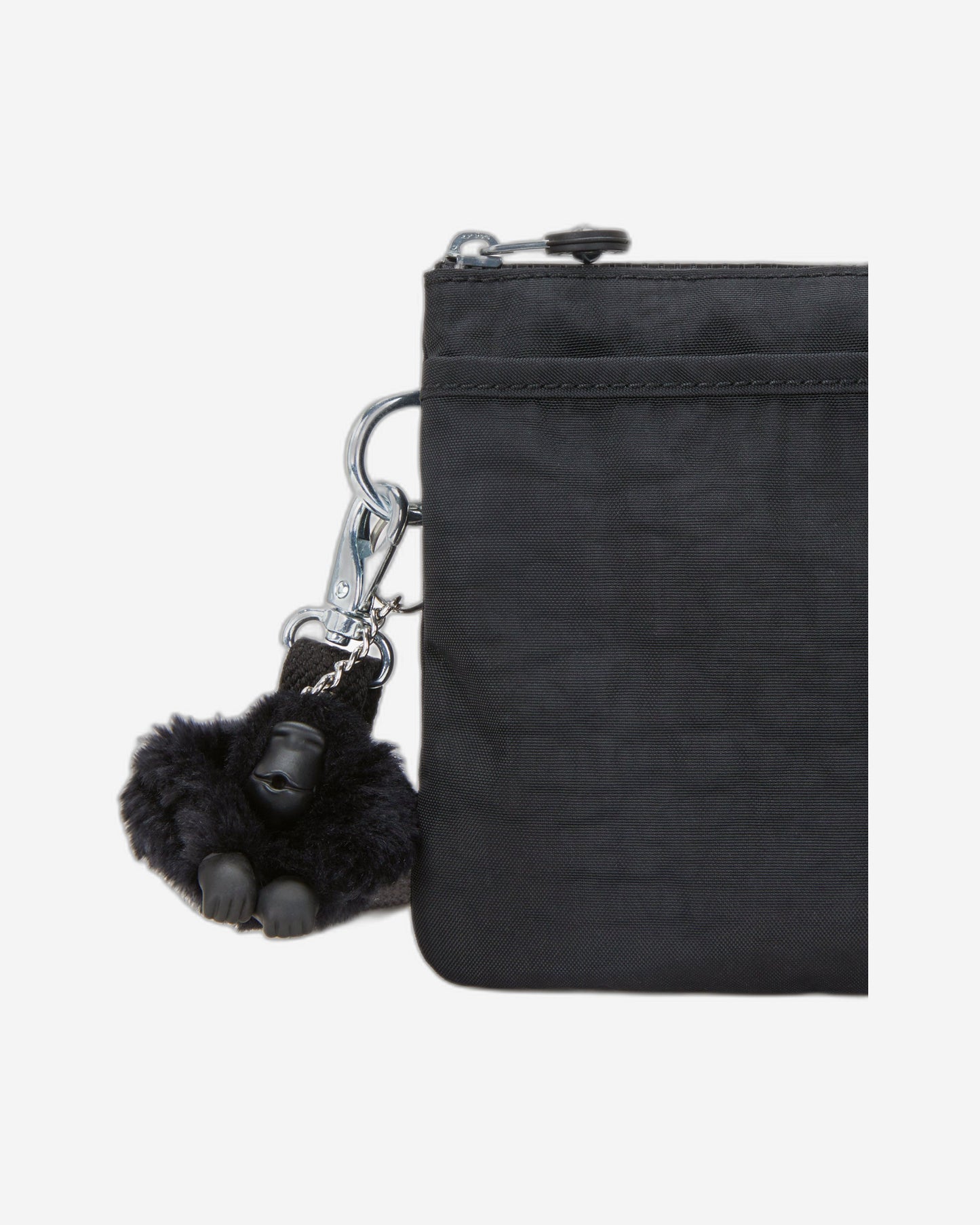 Kipling Riri Black Noir Large Pouch with Crossbody Strap C2I7590-P39