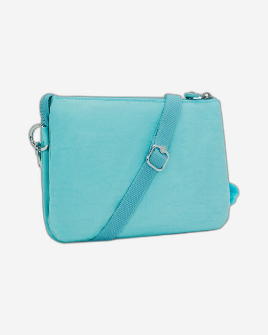 Kipling Riri Deepest Aqua Large Pouch with Crossbody Strap C2I7590-T6E