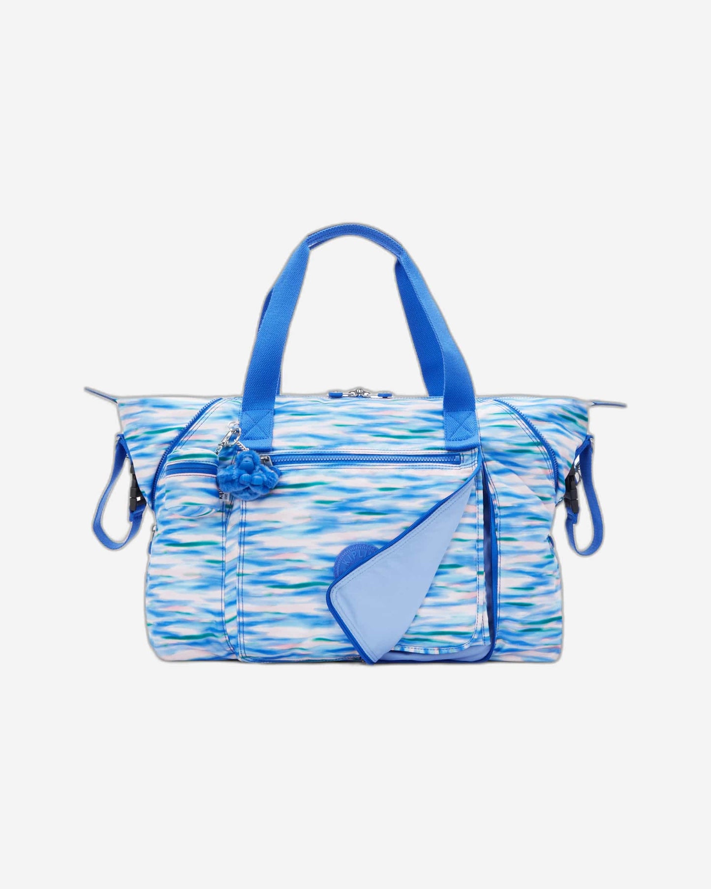 Kipling Art M Baby Bag Diluted Blue Large Baby Bag with Changing Mat C2I7666-TX9