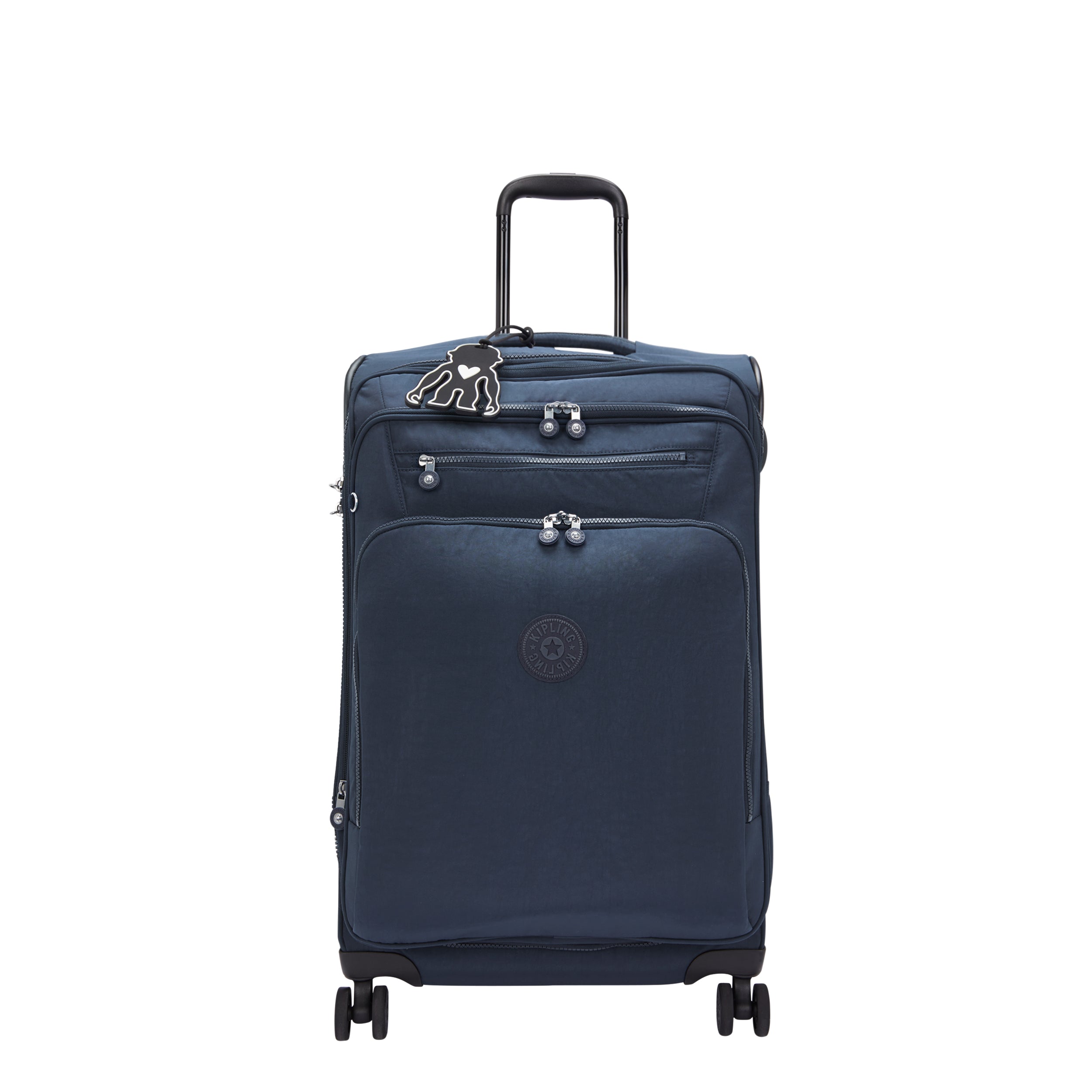 Kipling New Youri Spin M Blue Bleu 2 Medium Expandable Spinner C2I7706-96V