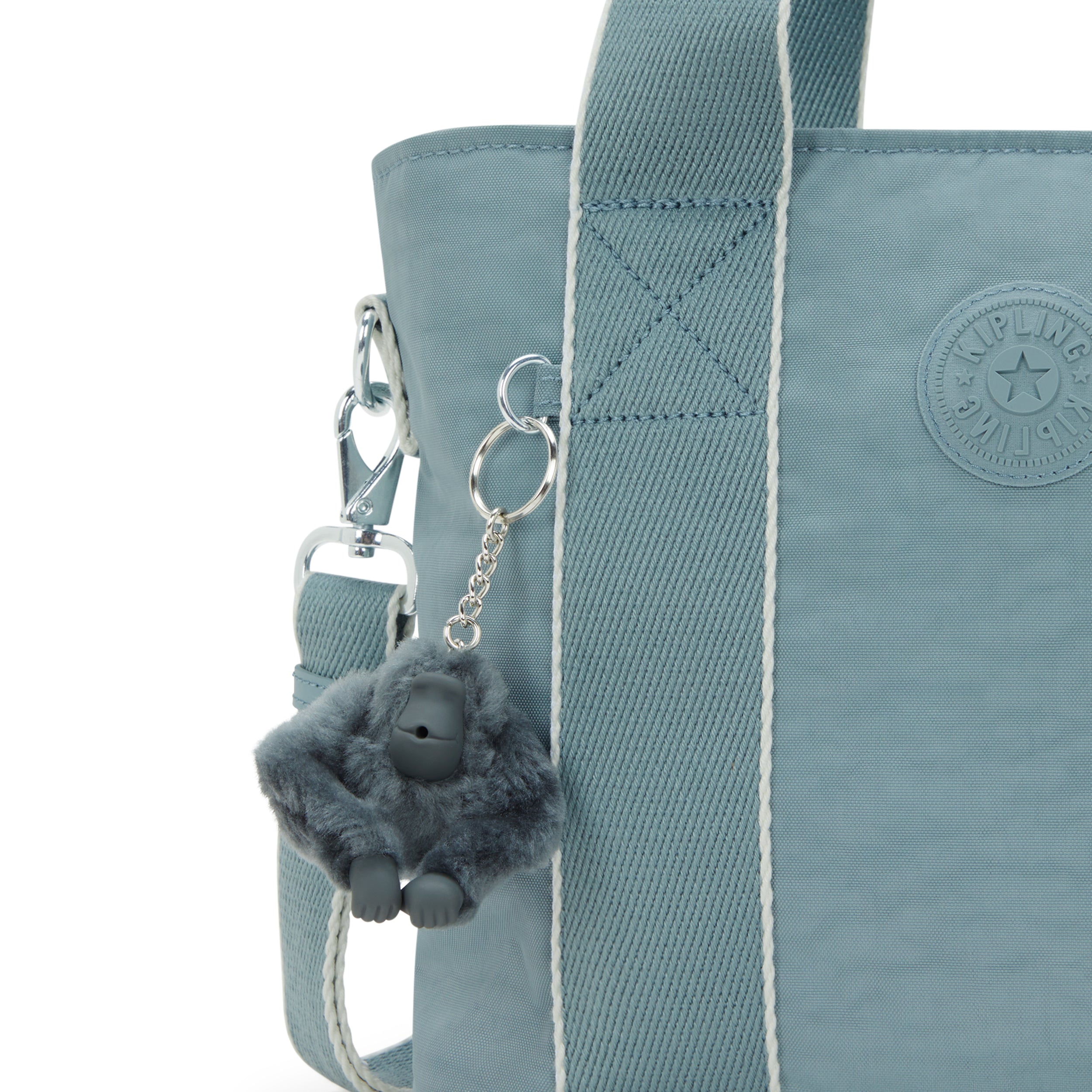 Kipling Minta M Relaxed Grey Tote Bag I7725-3NL